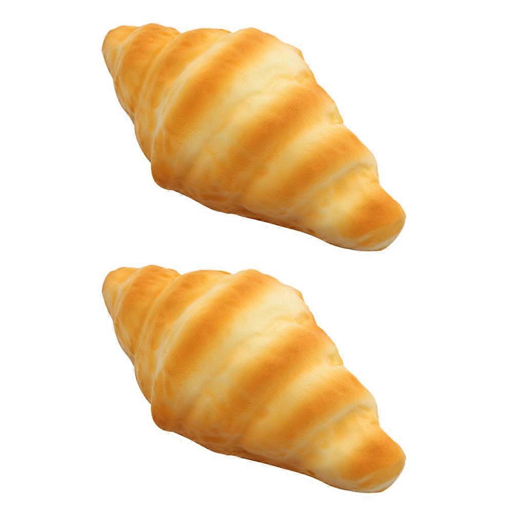 Creative Bread Model 2Pcs Teaching Tool For Drawing Class Decoration With Rectangular Shape PU Material