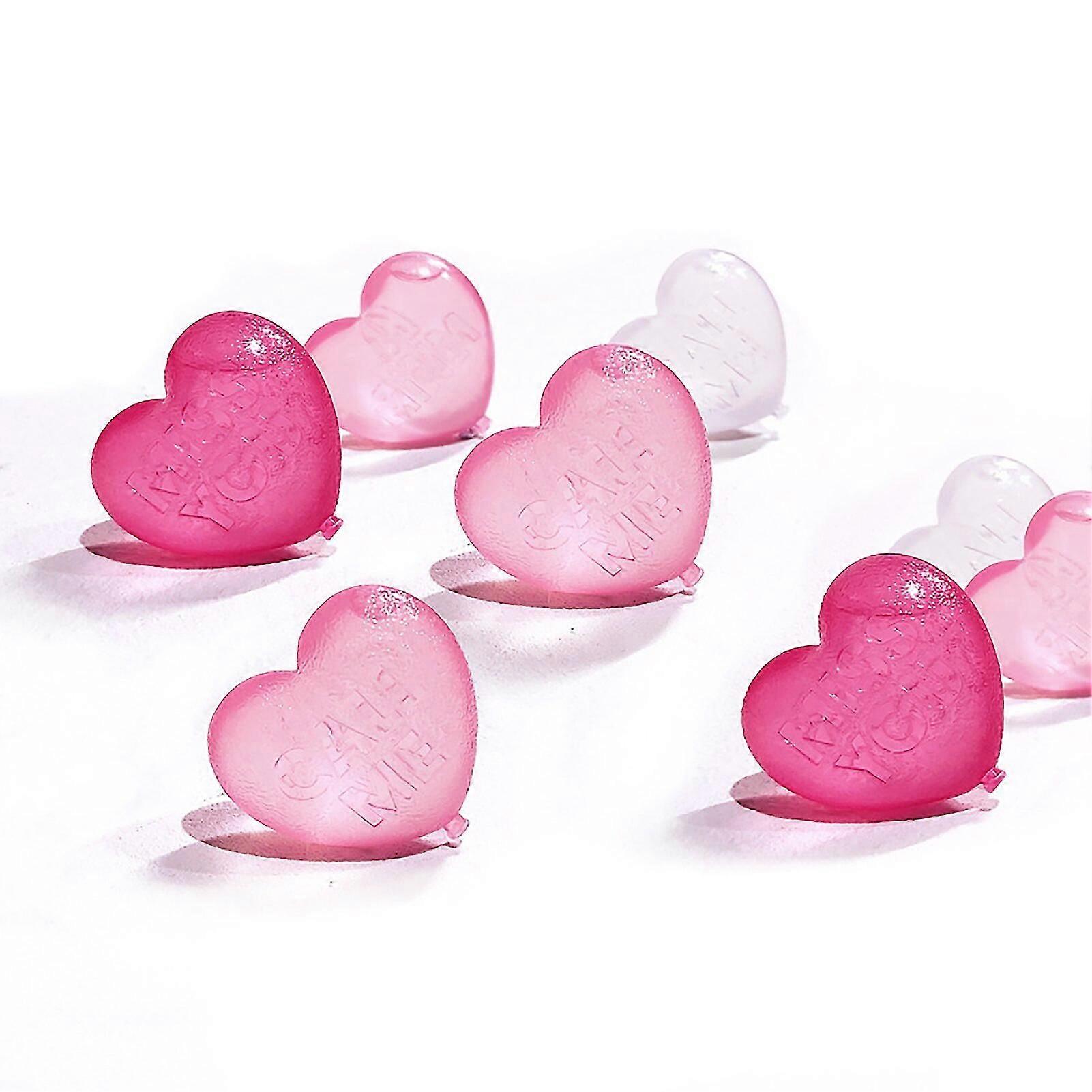 15pcs Heart Shaped Plastic Ice Cube Tray