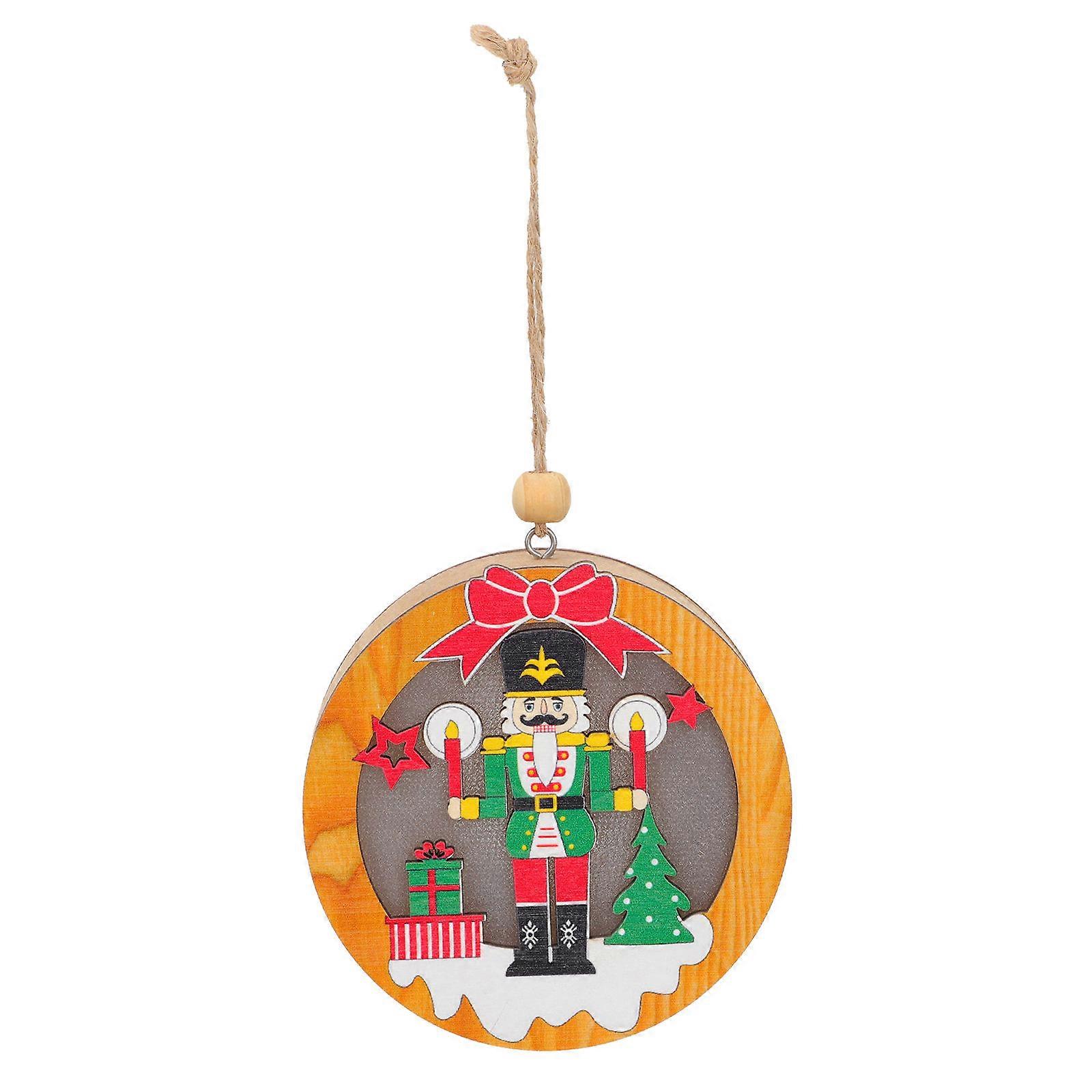Nutcracker Tree Ornament 1Pcs Decorative Mini Nutcracker Soldier Pendant Ideal For Christmas Ornament All Ages Festive Style
