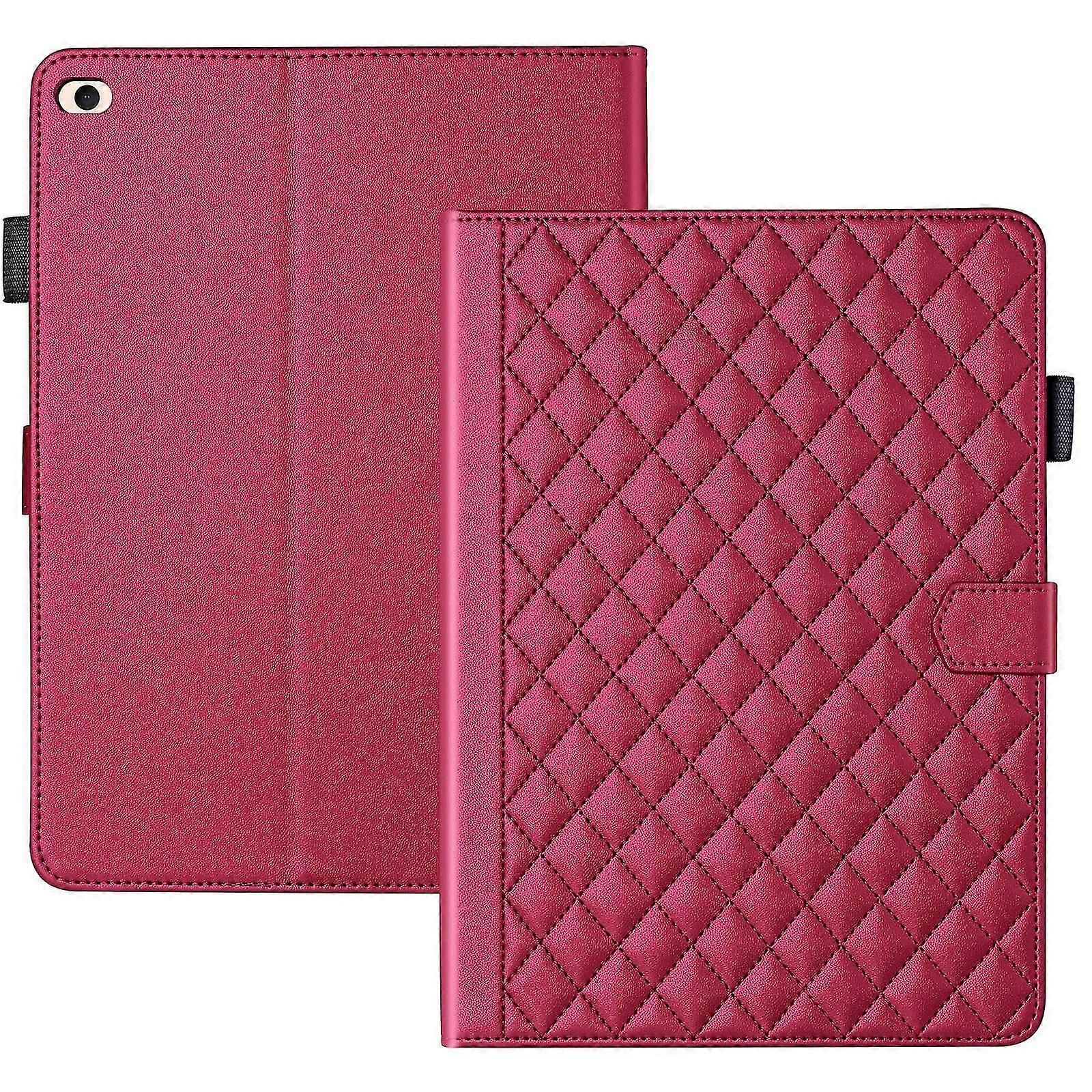 For iPad mini 5 / mini 4 / mini 3 Rhombus Lattice Leather Smart Tablet Case