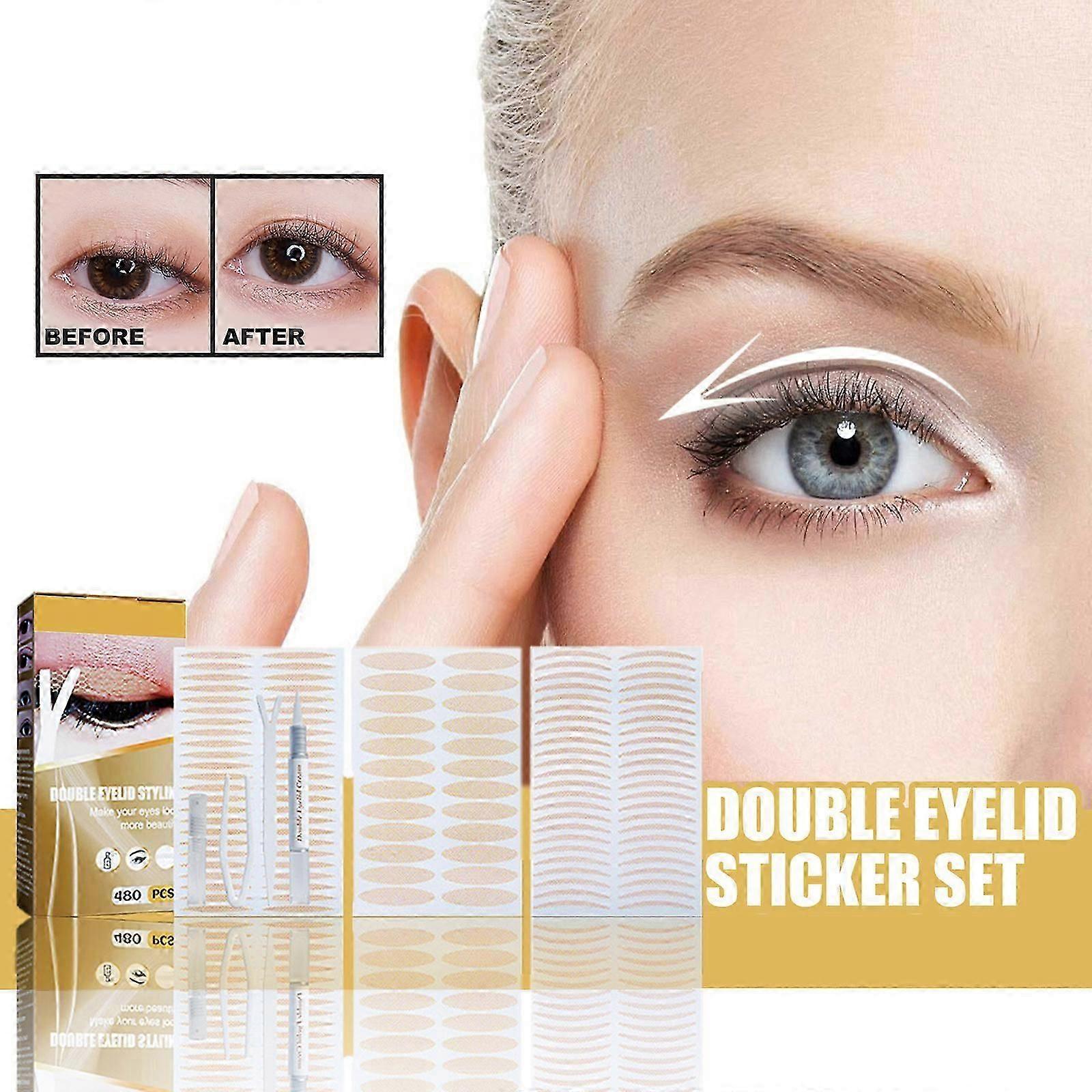 Eyelid Tape, Invisible Eyelid Lifter Strips, Breathable&Waterproof Eyelid Stickers for Droopy Eyelids, Hooded Eyelids, Single eyelids etc