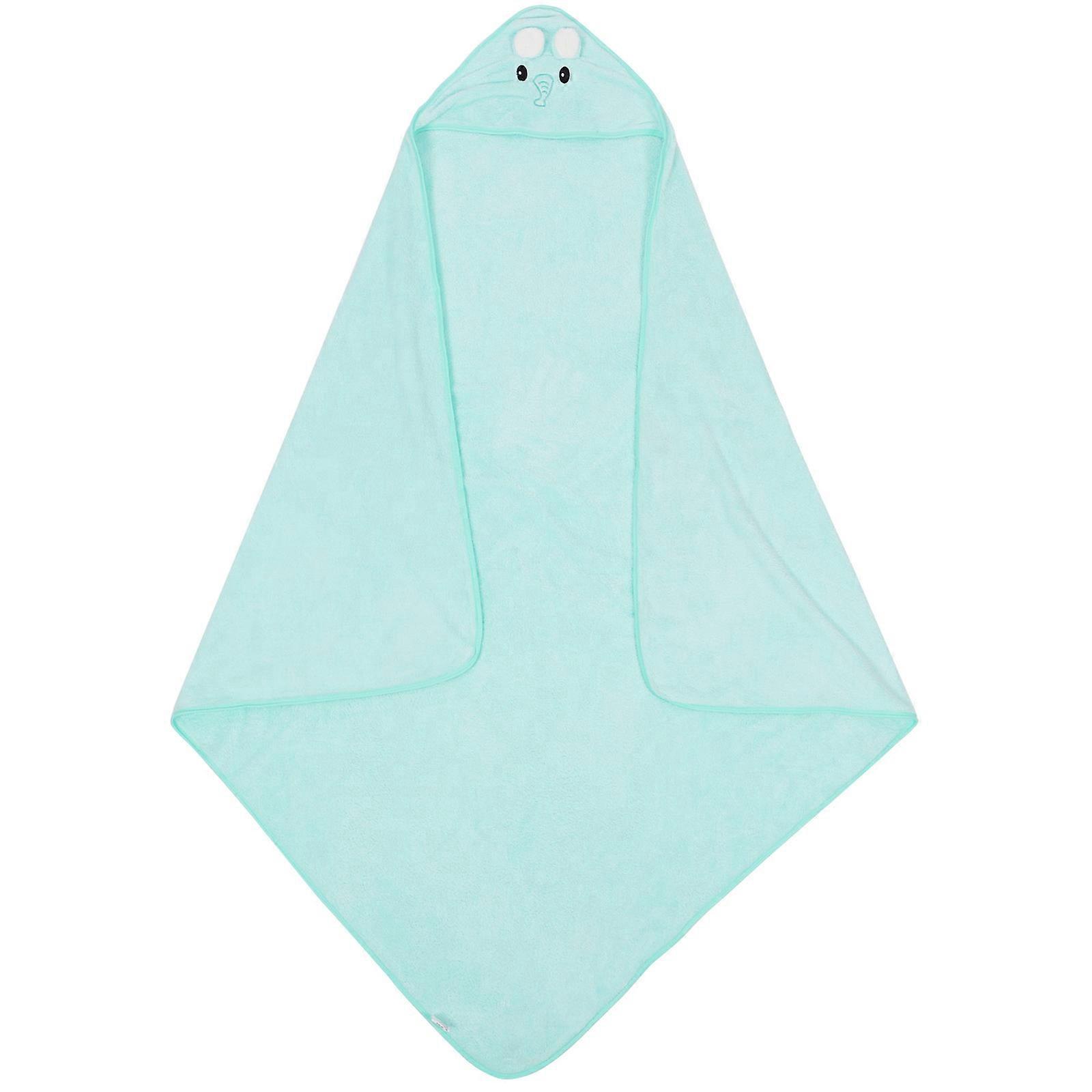 Skyblue Cartoon Hooded Bathrobe for Baby Use Made of Polyester Great for Keeping Warm after Bath 3 to 12 Years Old