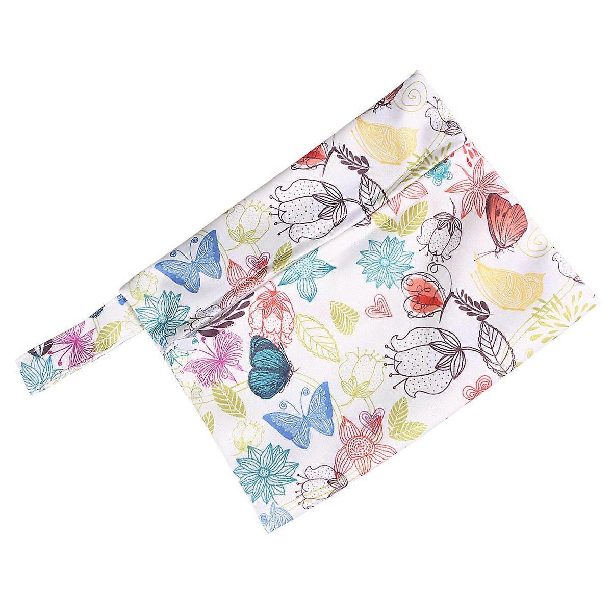 Zipper Sanitary Towel Pouch For Outdoor Walking And Office Use In 14x18cm Multi Color 1Set