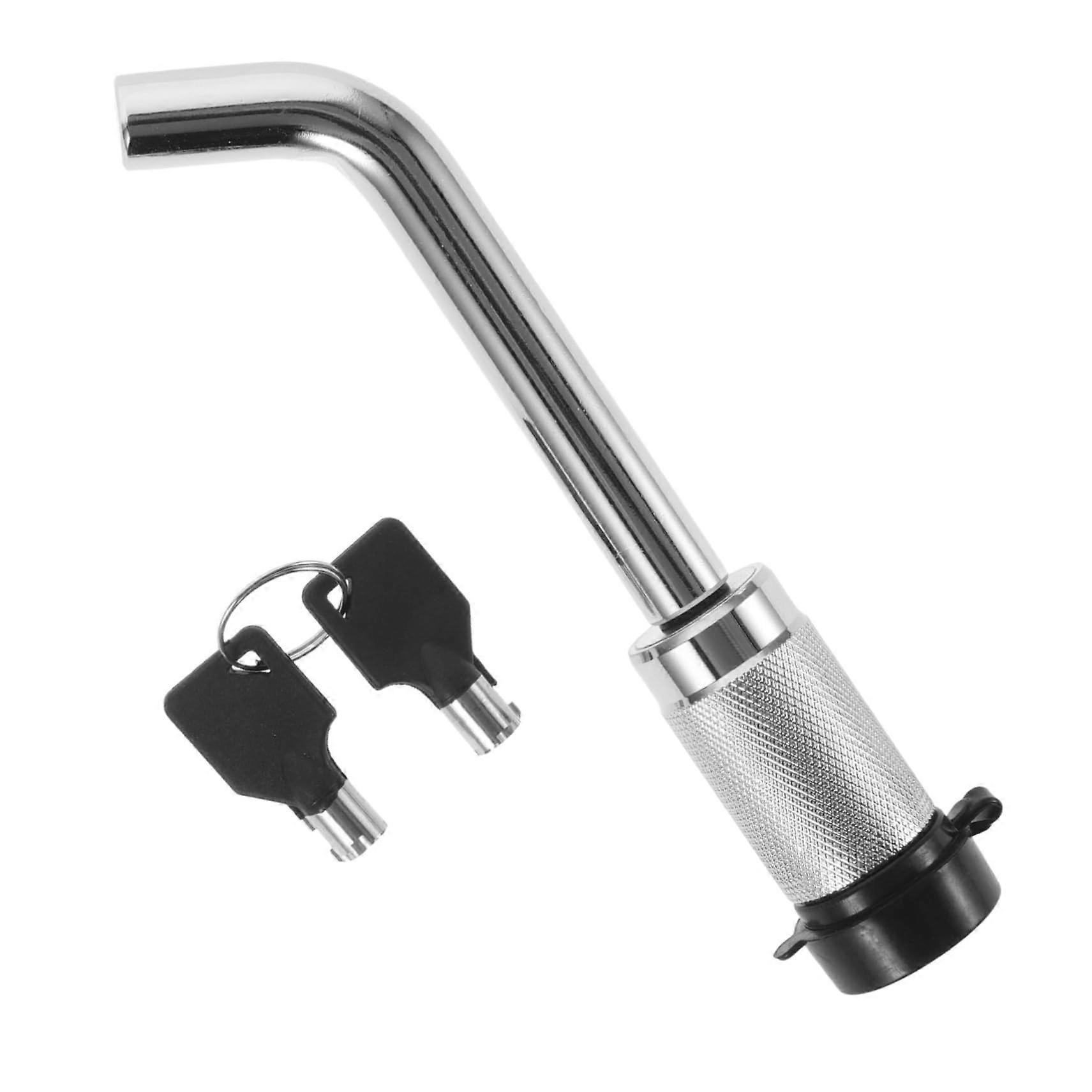 Towbar Lock Theft Protection for Vehicles - Robust Cast Steel Lock with Key for Motorhomes and Trailers, Easy to Use