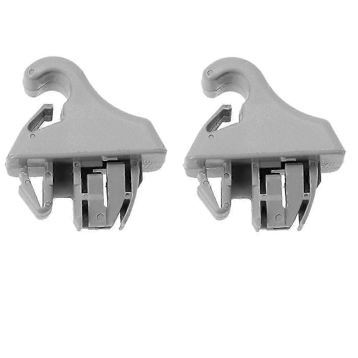 Vehicle sunvisor hanger for Montero MK3 2000-2006 - Gray hook set