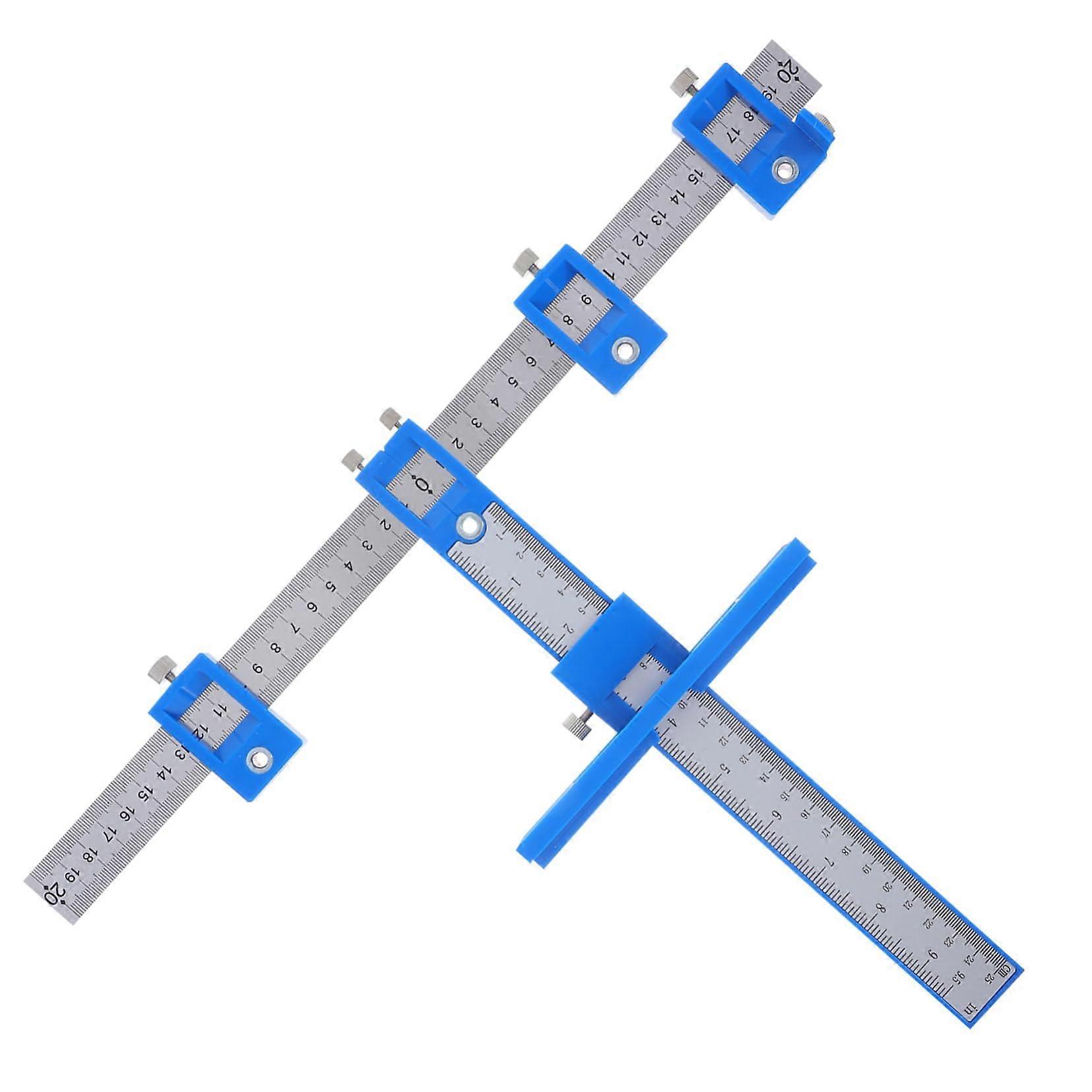 Adjustable Drilling Template for Cabinet Doors, Precise Hole Locator for Hardware