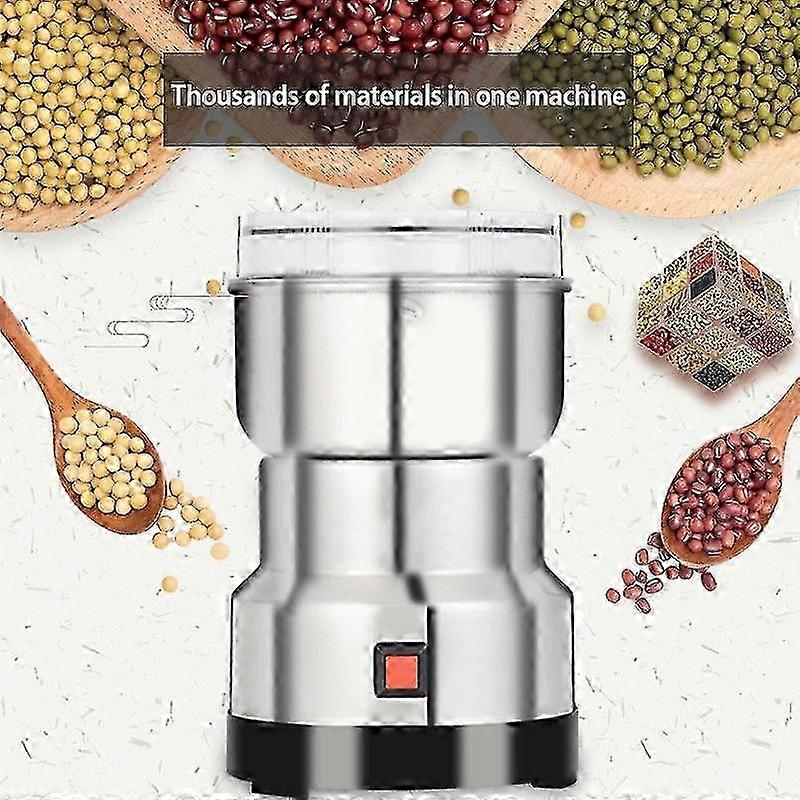 Electric Grinder for Coffee Nuts Spices Grains Multi-Function Kitchen Tool Home Appliance Universal Use Compact Design