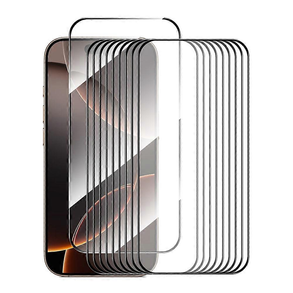 ENKAY HAT PRINCE 10 個対応 iPhone 17 Pro Max スクリーン プロテクター 厚接着剤 0.26mm 2.5D 高アルミニウム シリコン ガラス F