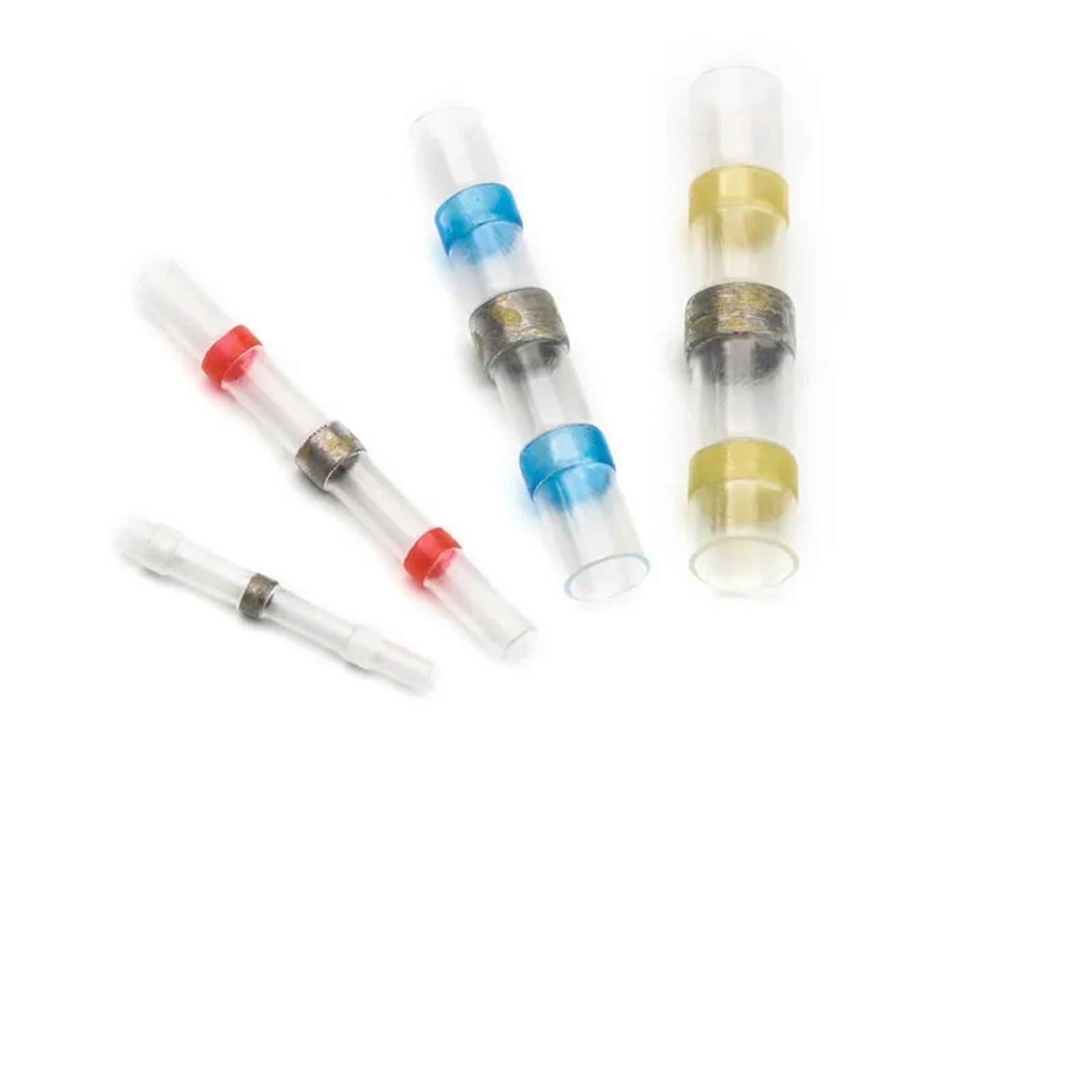 100PCS Solder Seal Heat Shrink Butt Connectors Soldering Sleeve Wire Connector Cable Terminal Electrical Connector