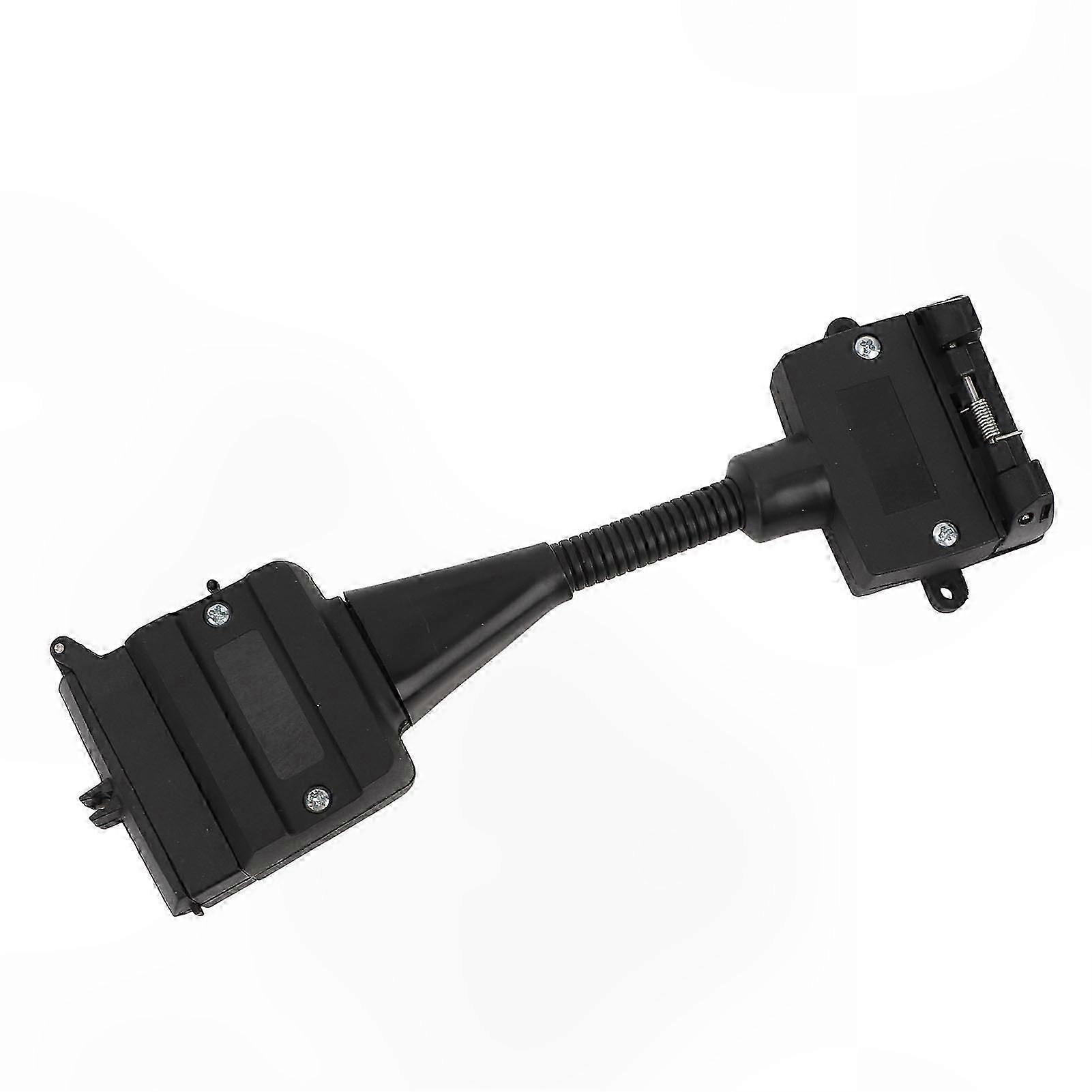 7-Pin to 12-Pin Trailer Adapter Plug for Caravan Boat RV Use Stable Plug and Play Connection Solution