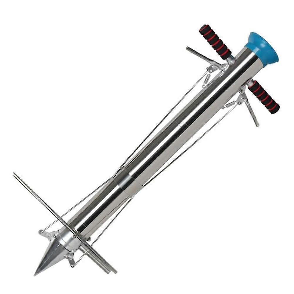 Vegetable seedling transplanter with pedal for flower bulbs, tulips, lilies