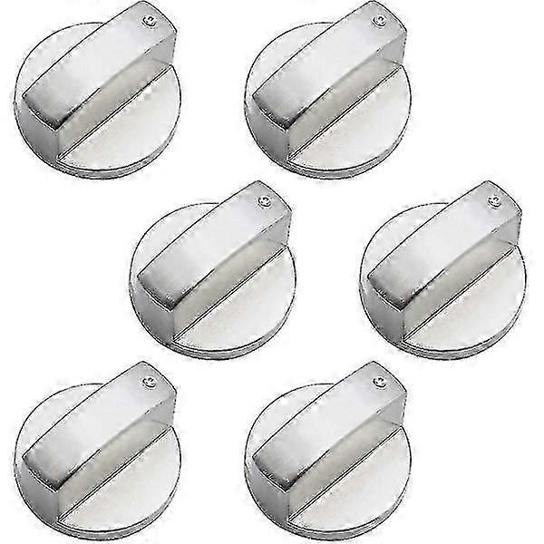 6 pieces universal metal control knobs for gas stove 6mm universal control knobs