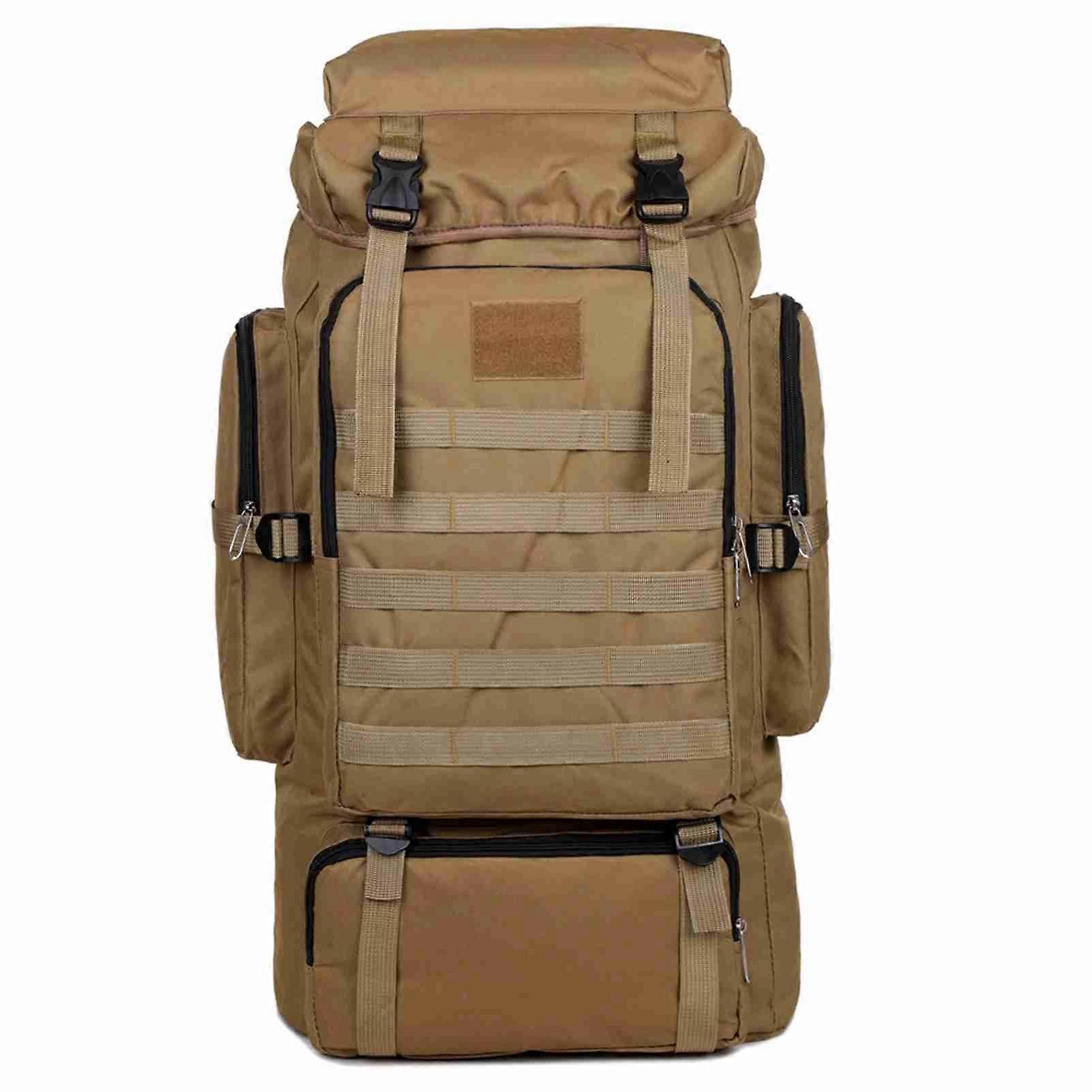 Large Capacity Hiking Backpack Outdoor Camping Rucksack Canvas Trekking Backpack
