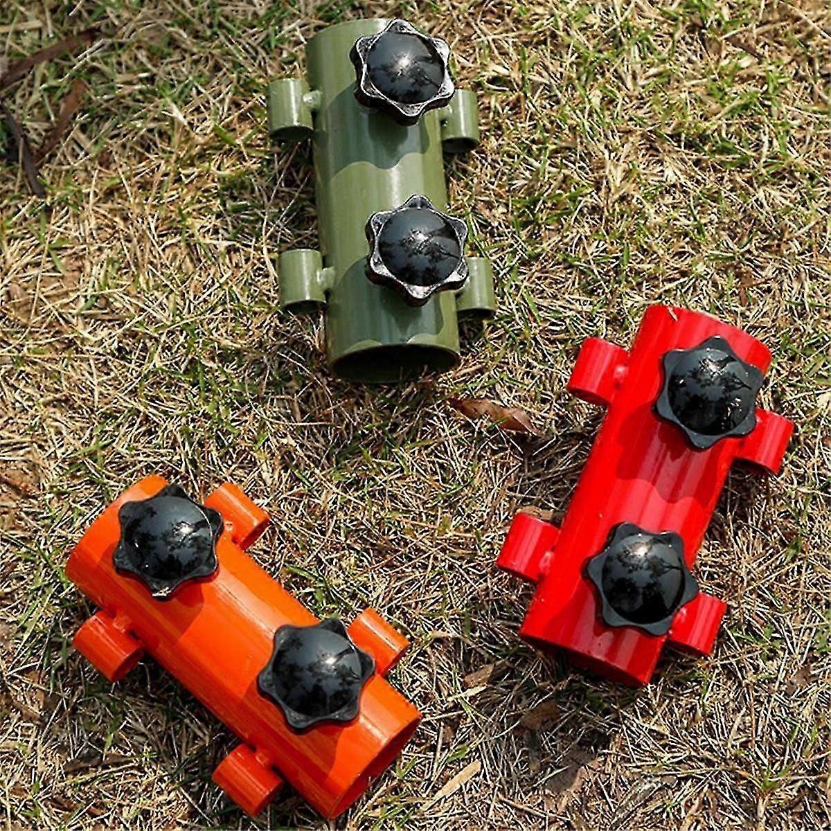 2-Piece Awning Pole Set - Adjustable Windproof Tent Support for Outdoor Camping Accessories