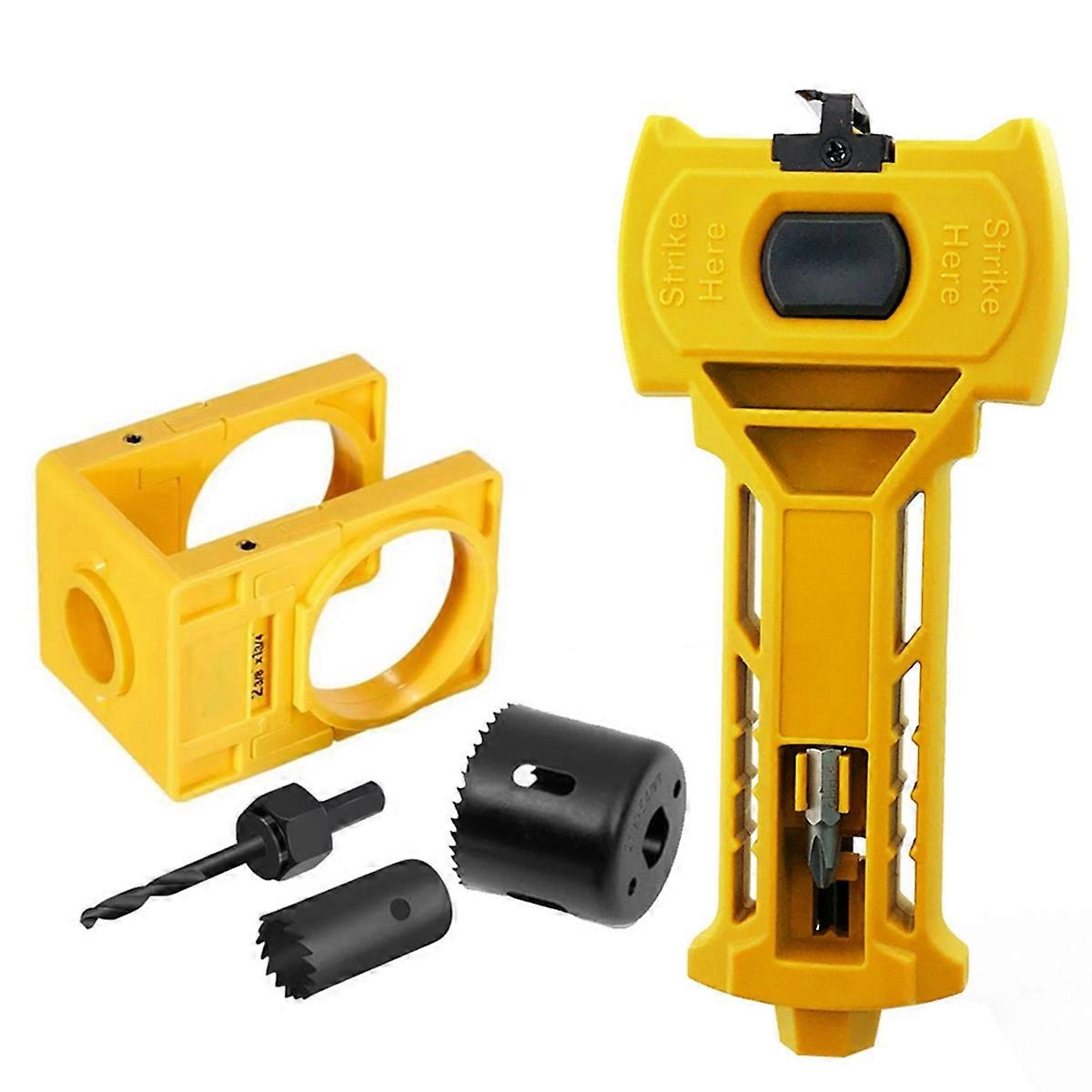 Door Latch Kit,Door Latch Mortise Tool,Door Installation Kit B