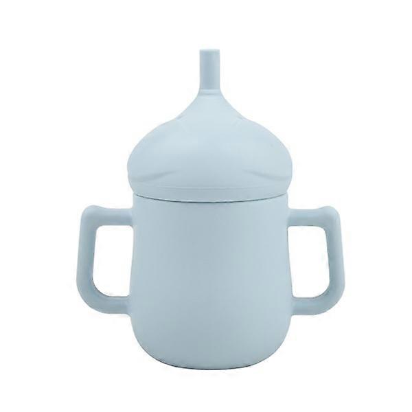 Silicone Sippy Cup with Soft Spout, Spill-Proof Lid, Non-Slip