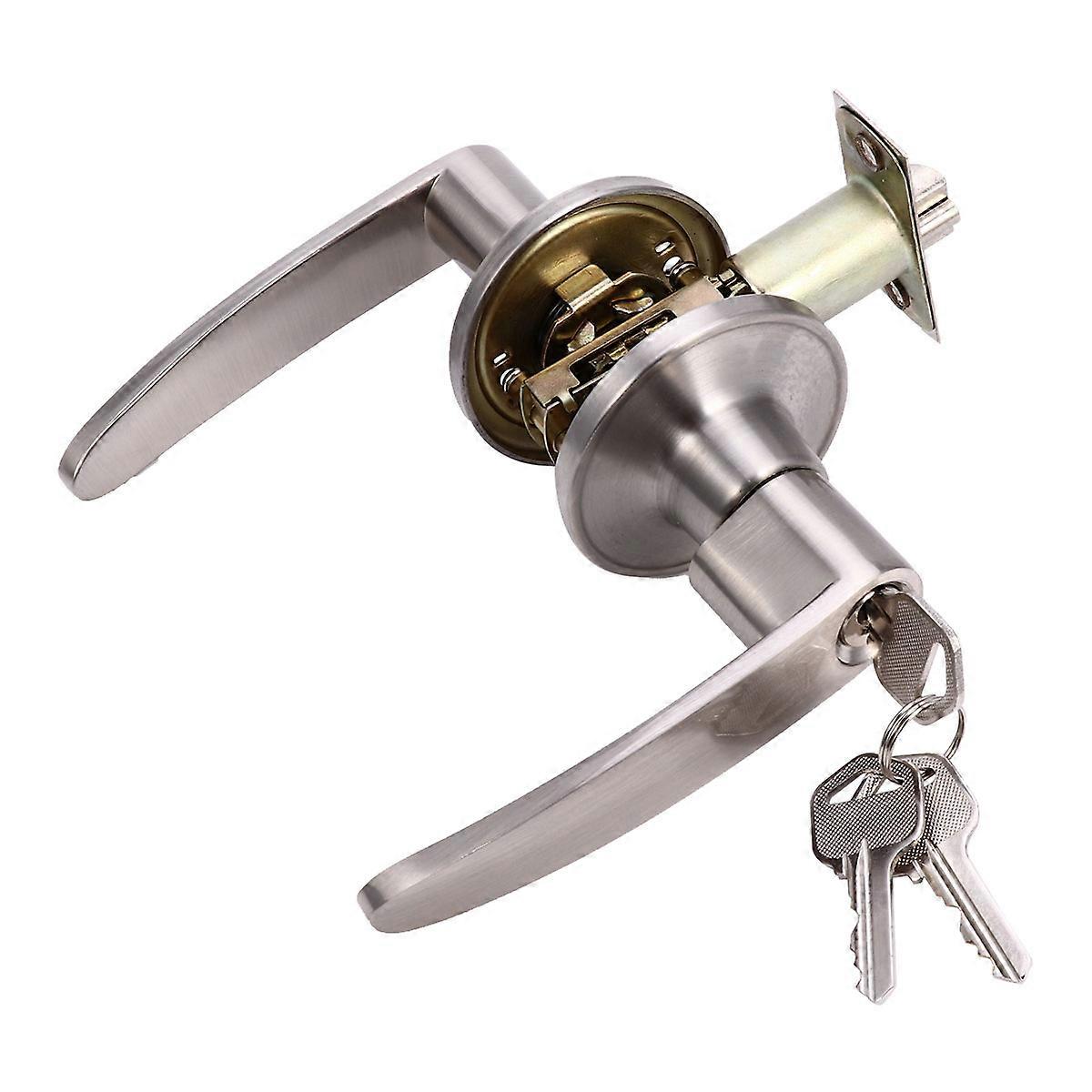 It sounds like you're describing a product listing or looking to create a compelling product title or description for a **zinc alloy door lock with