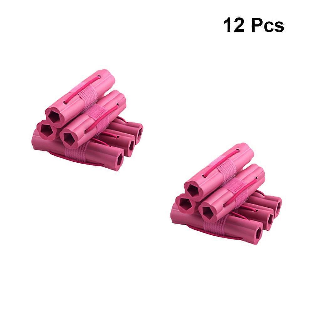 12Pcs Sponge Roller Curling Hair Stick DIY Styling Tool Hairdressing Tools