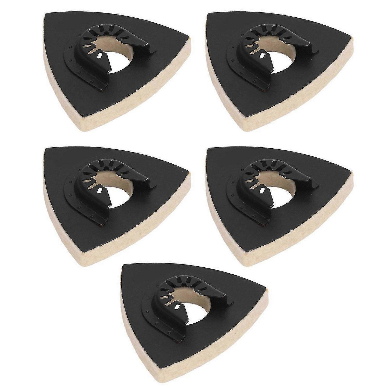 2025 Latest Model 5PCS Wool Polishing Pad with Alloy Steel Base Triangular