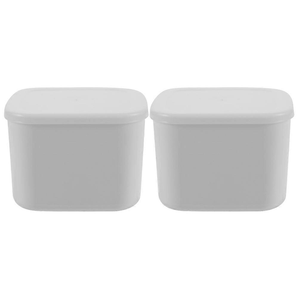 Sliced Cheese Container Kitchen Cheese Storage Boxes Keeping Butter Fresh 2Pcs