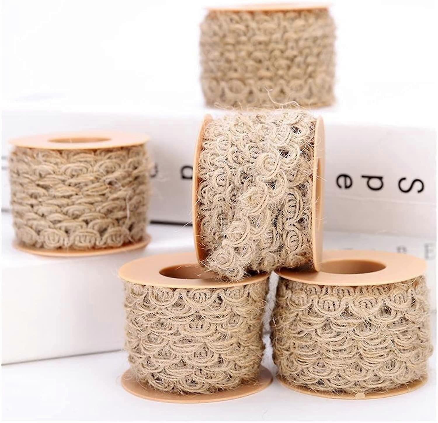 Gardening Jute String Jute Twine Macrame Burlap Rope 5M Length For DIY Crafts Wrapping Thread Hemp