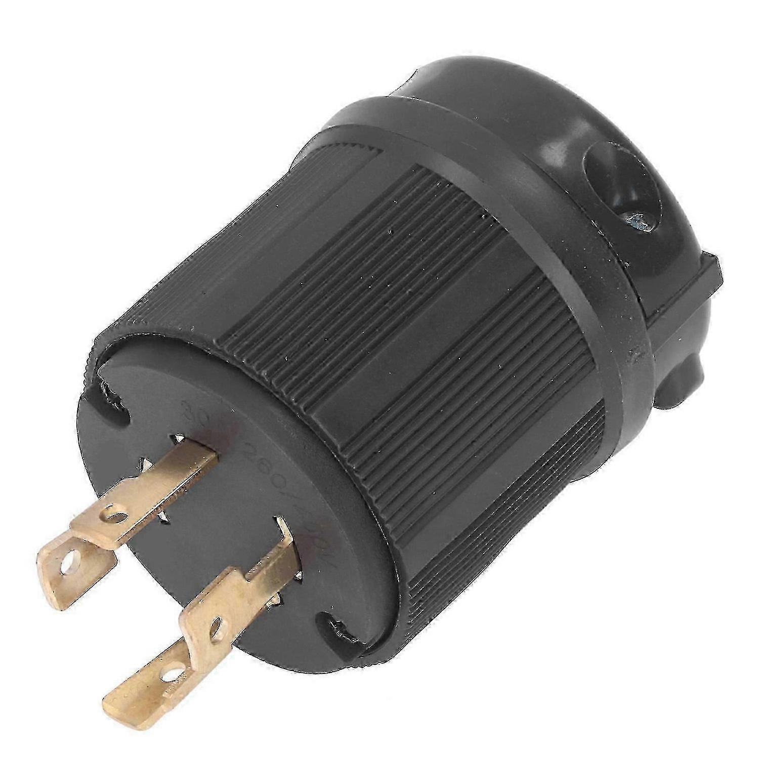 4 Hole Industrial Locking Plug PA66 Brass Generator Plug for Dryers Stove