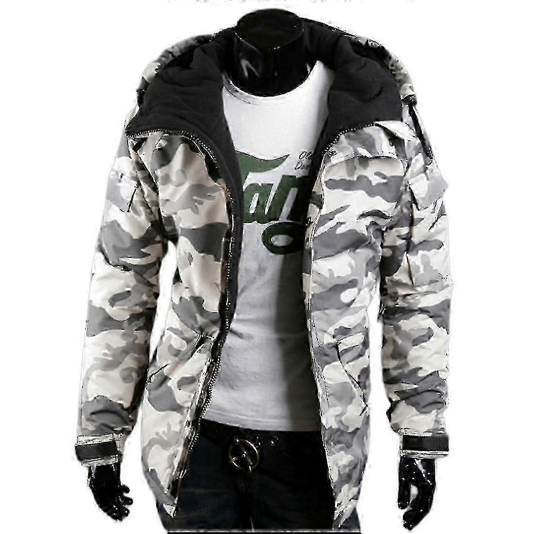 Giacca da uomo in cotone camo sciolto zs
