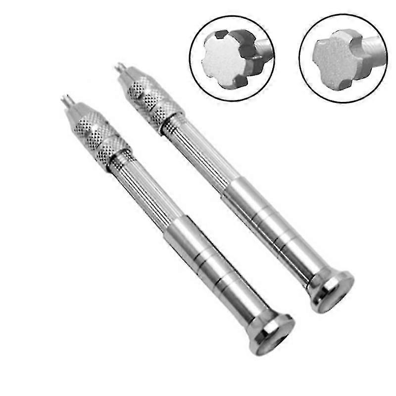 4 & 5 Spoke Screwdriver Set for Watch Strap & Case Adjustment