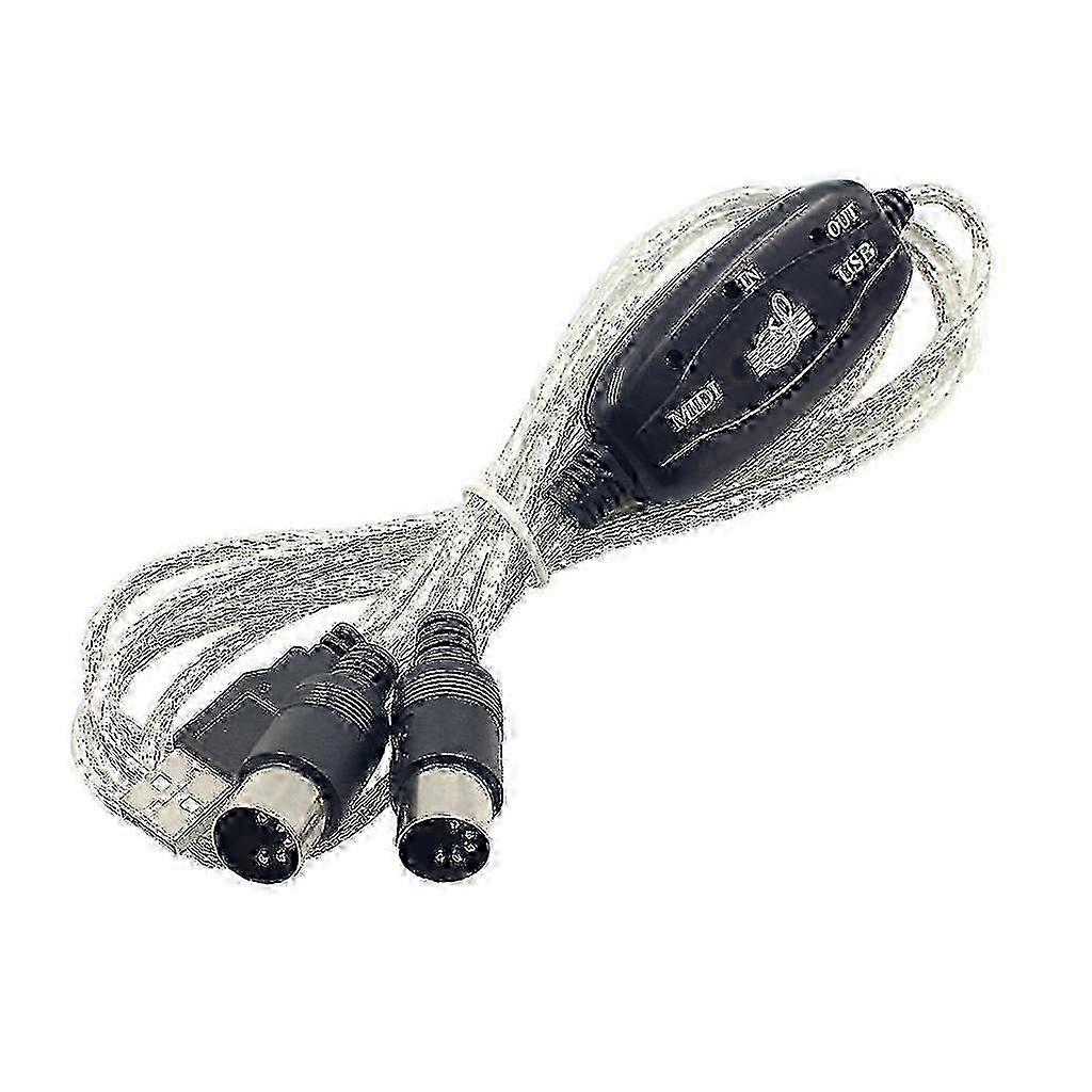 2025 USB Interface Cable Converter PC to Music Keyboard Adapter Wire