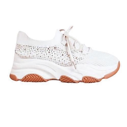 Where's That From Womens/Ladies Advantage Mesh Chunky Heel Trainers