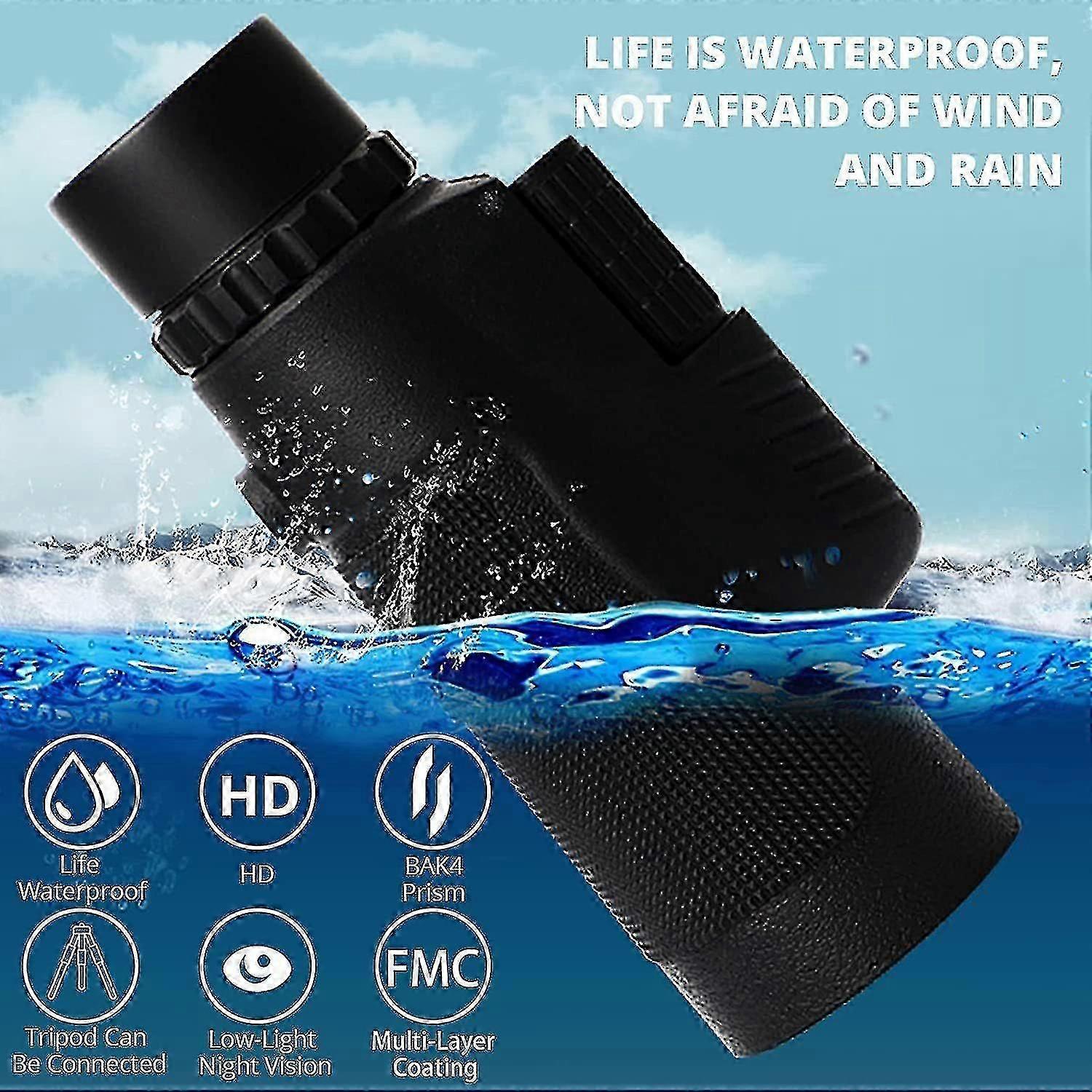 Monocular Telescope, 12x50 Hd Starscope Monocular, Telescope Monocu...