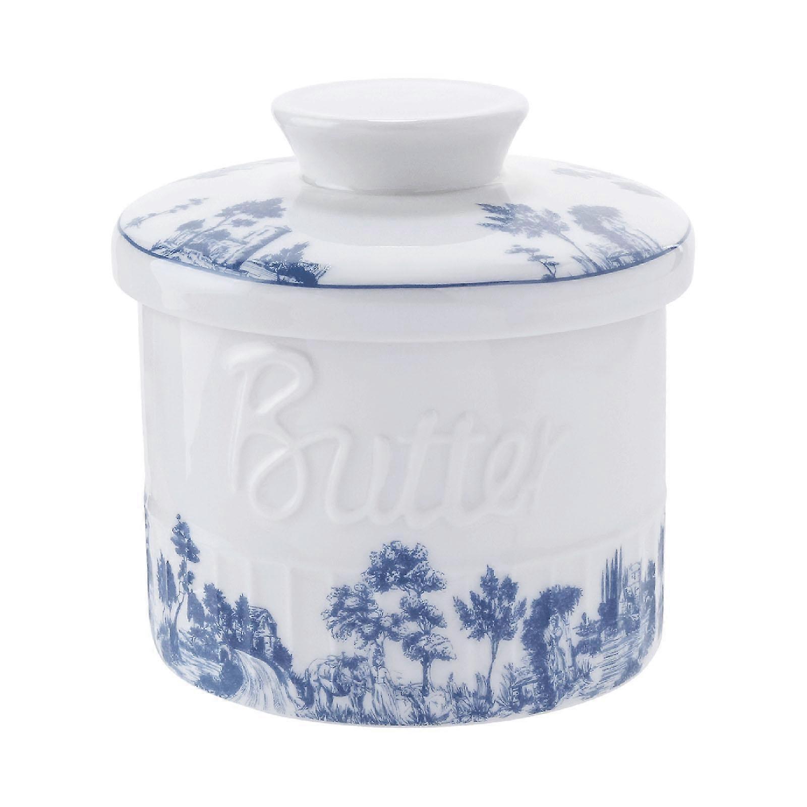 French Butter Container, Countertop Storage for Fresh Spreadable Butter, Large Capacity, Style A