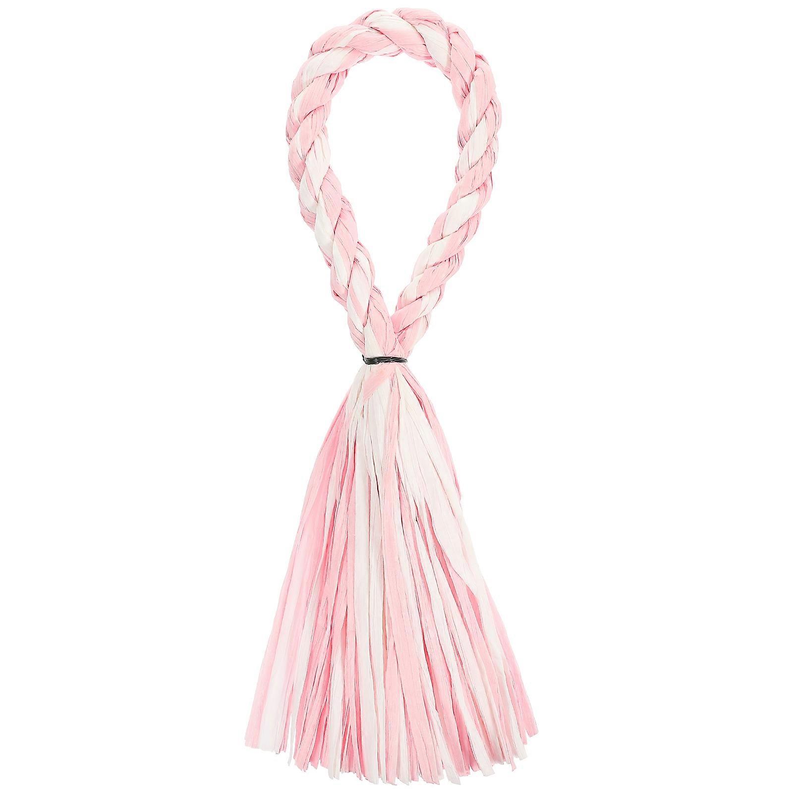 Heart-Shaped Raffia Hand-Woven DIY Wreath for Decoration Assorted Color