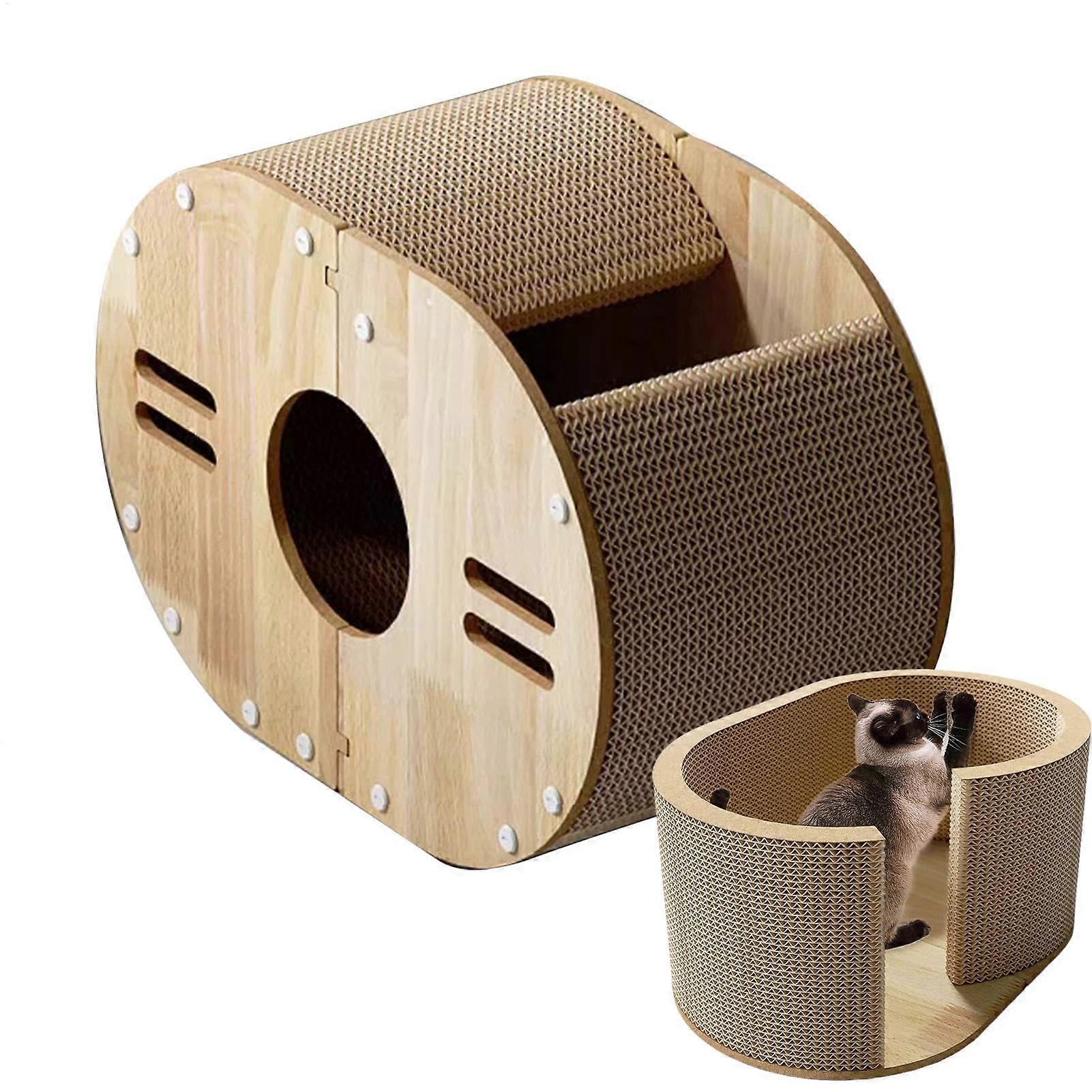 Cat Scratching Board Kitten Clawing Scratcher Bed Board For Small And Medium Pets WearResistant Furniture Protector
