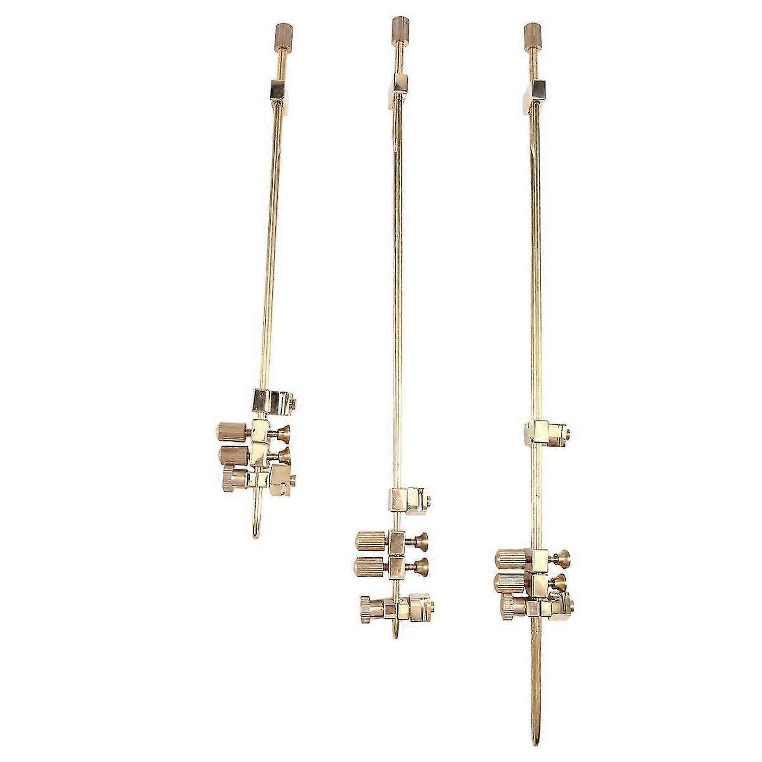 3PCS Violin Brass Repair Crack Debug Clamps, Luthier Making Tools Strip Type Middle Seam Clamp Back