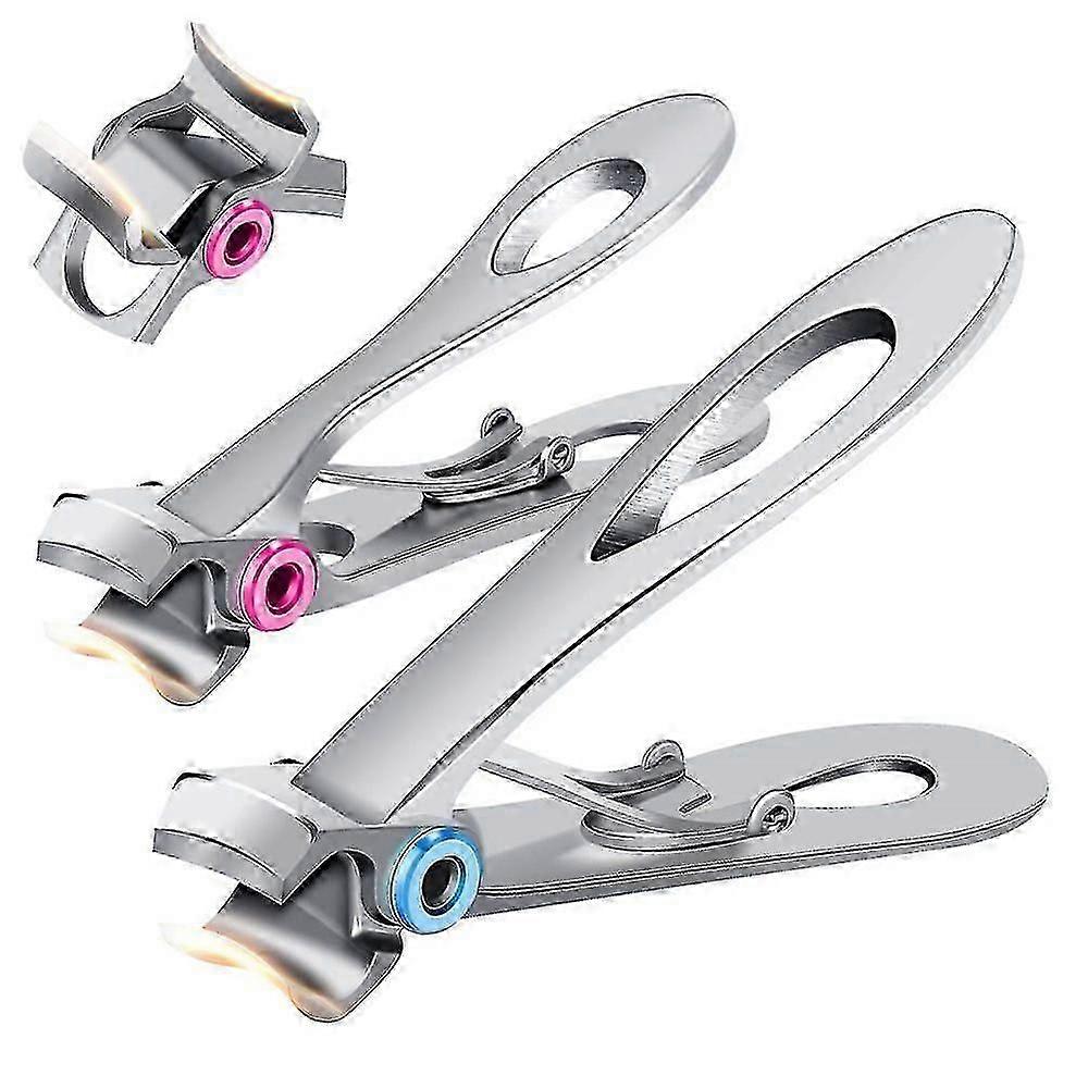 Stainless Steel Toenail Clippers Set Designed for Thick Nails, Durable and Precise Grooming Tool