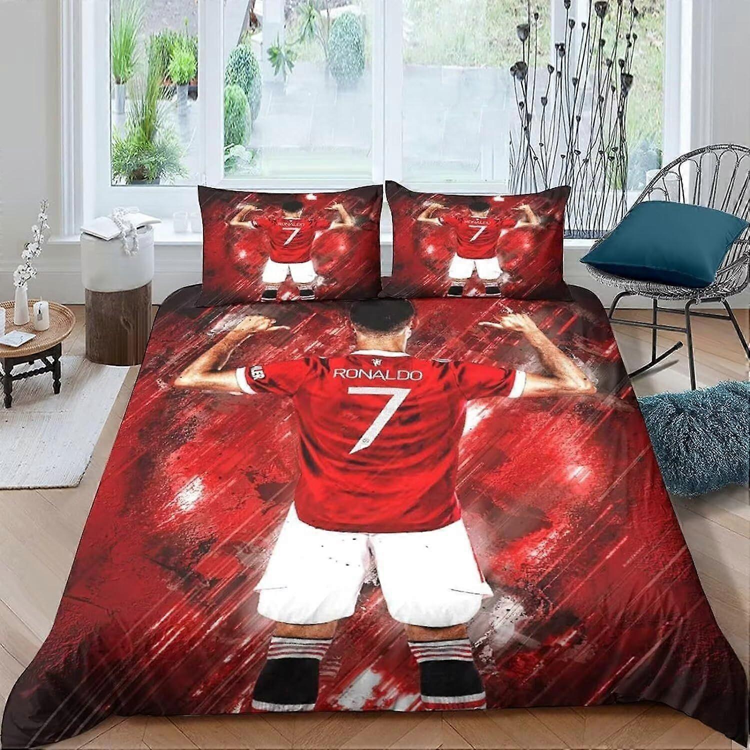 Dekbedovertrek Set Zachte Lichtgewicht Microvezel 3 Delige Beddengoed Set met 2 Kussensloop Kinderen Dekbedovertrek Sluiting 140x200cm