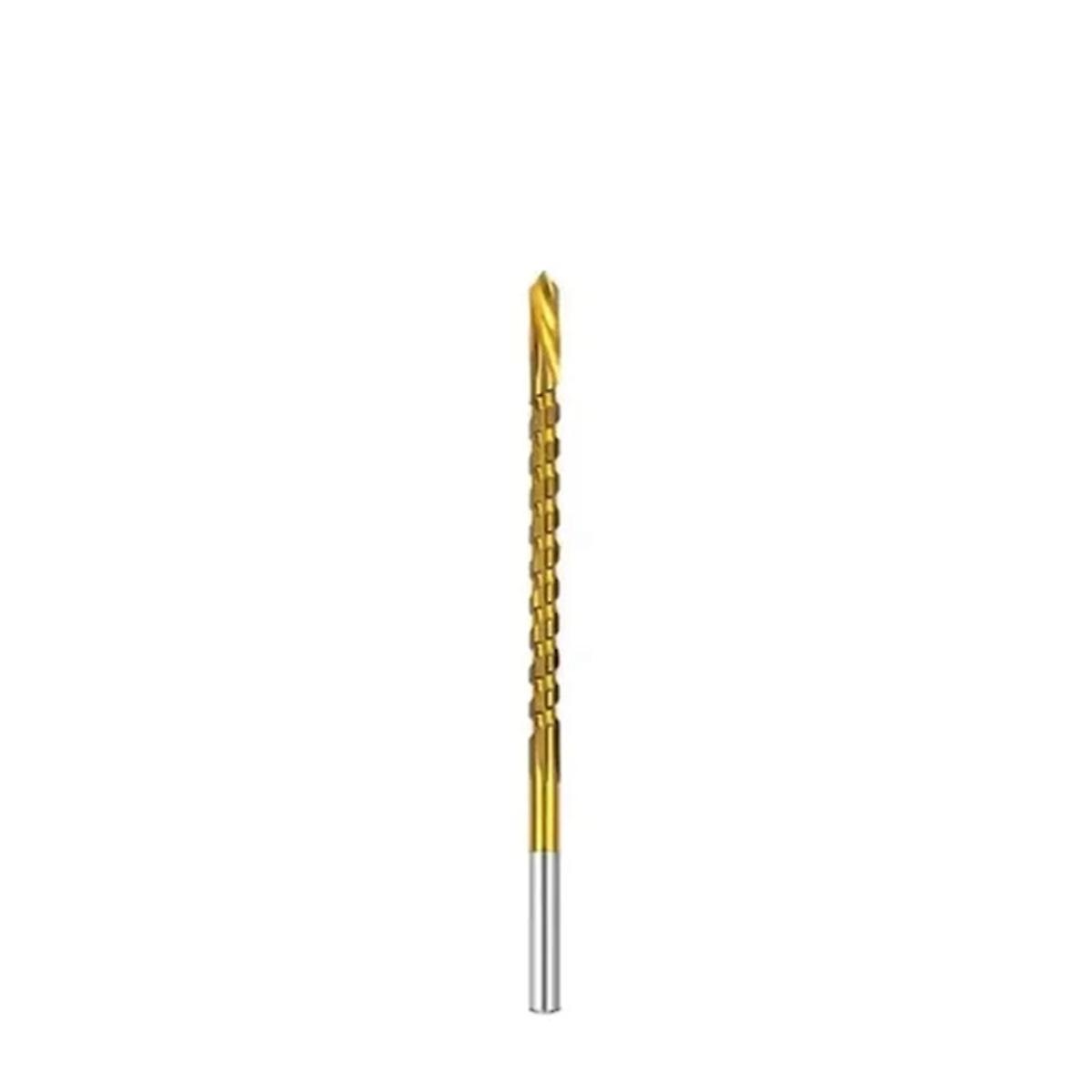 4mm Titanium Coated Drill Bit Spiral Jagged Saw Drill Bit