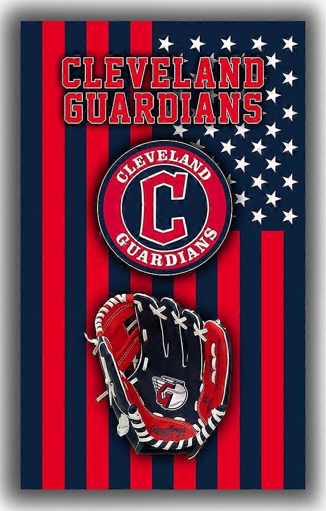 Cleveland Baseball équipe mémorable drapeau gardiens bannière verticale FG0302
