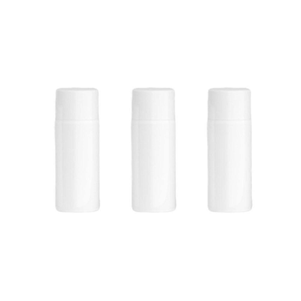 Sub Bottle for Lotion Plastic Vacuum Bottles for Storage 3Pcs White Containers