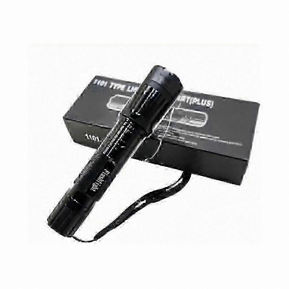 Powerful stun flashlight with torch for self defense and lighting
