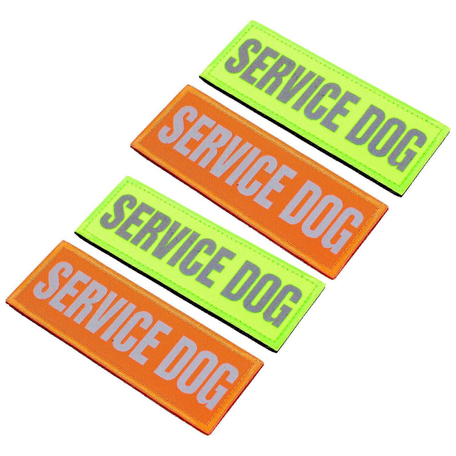 Reflective Dog Patch Service Dog Harness Patch 8Pcs Pack