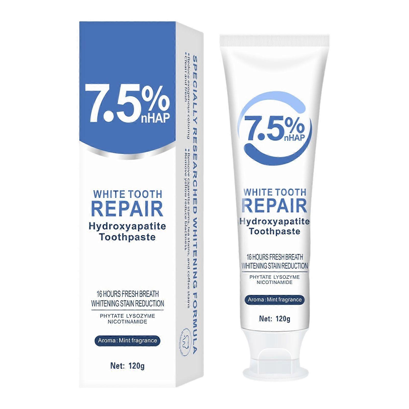 Hydroxyapatite Toothpaste Repair Protection Toothpaste Gentle Mints Refreshing Breath Tooth Whitening Paste