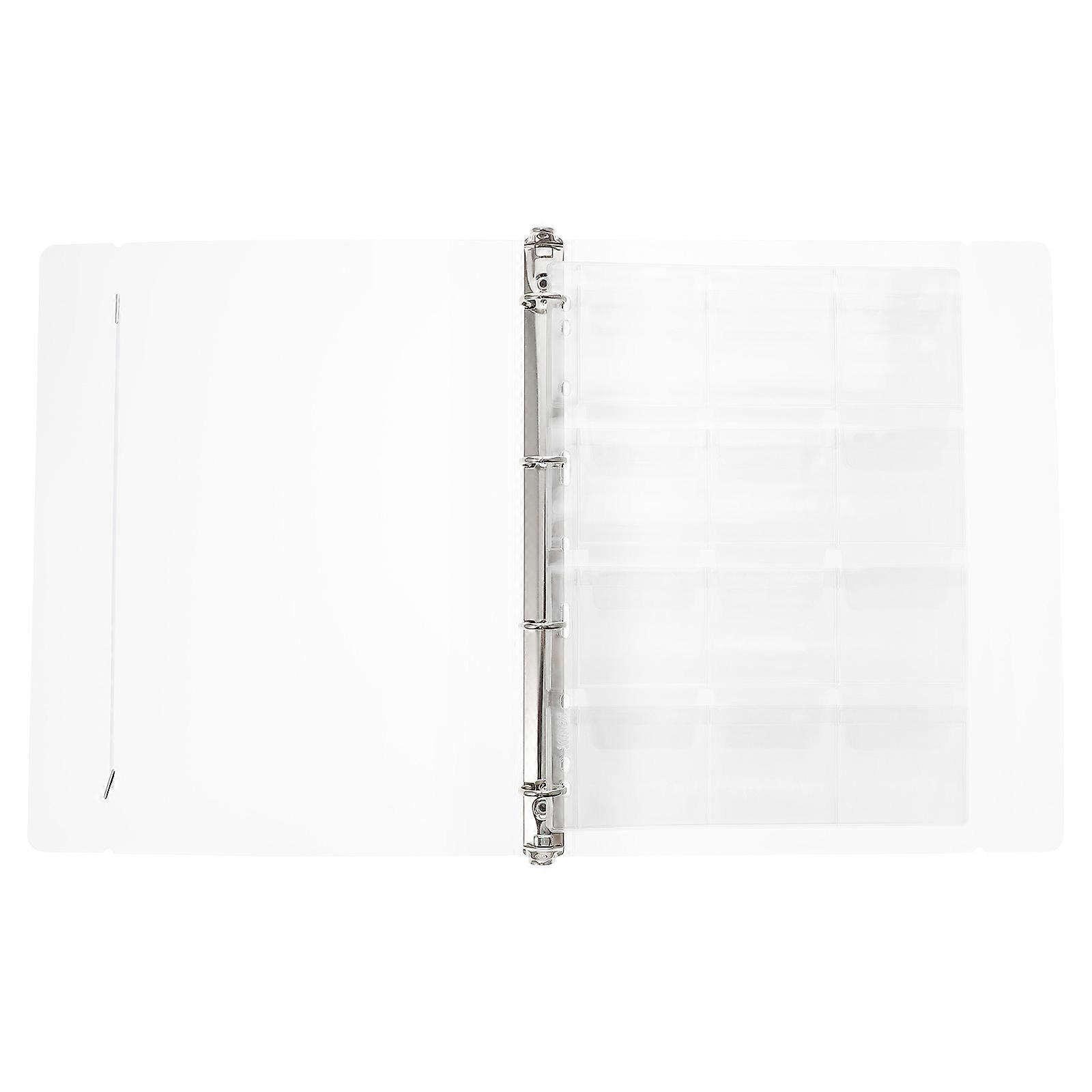 Pin Display Box Badge Storage Pocket for Tokens Transparent Pvc Material with Display Function 1Pcs