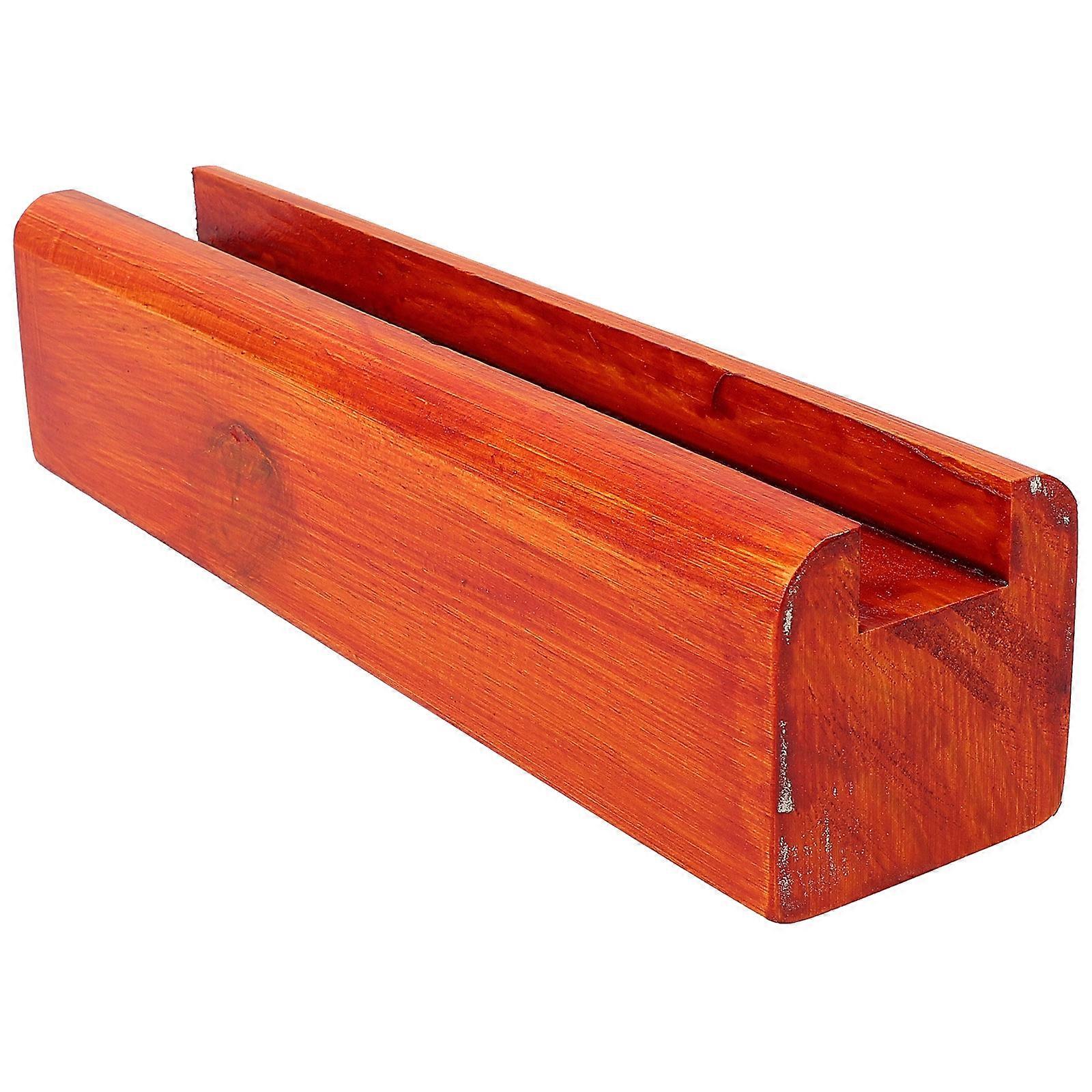 Multi-Use Mirror Stand for Holding 2Pcs Orange Wooden Anti-Skid Support