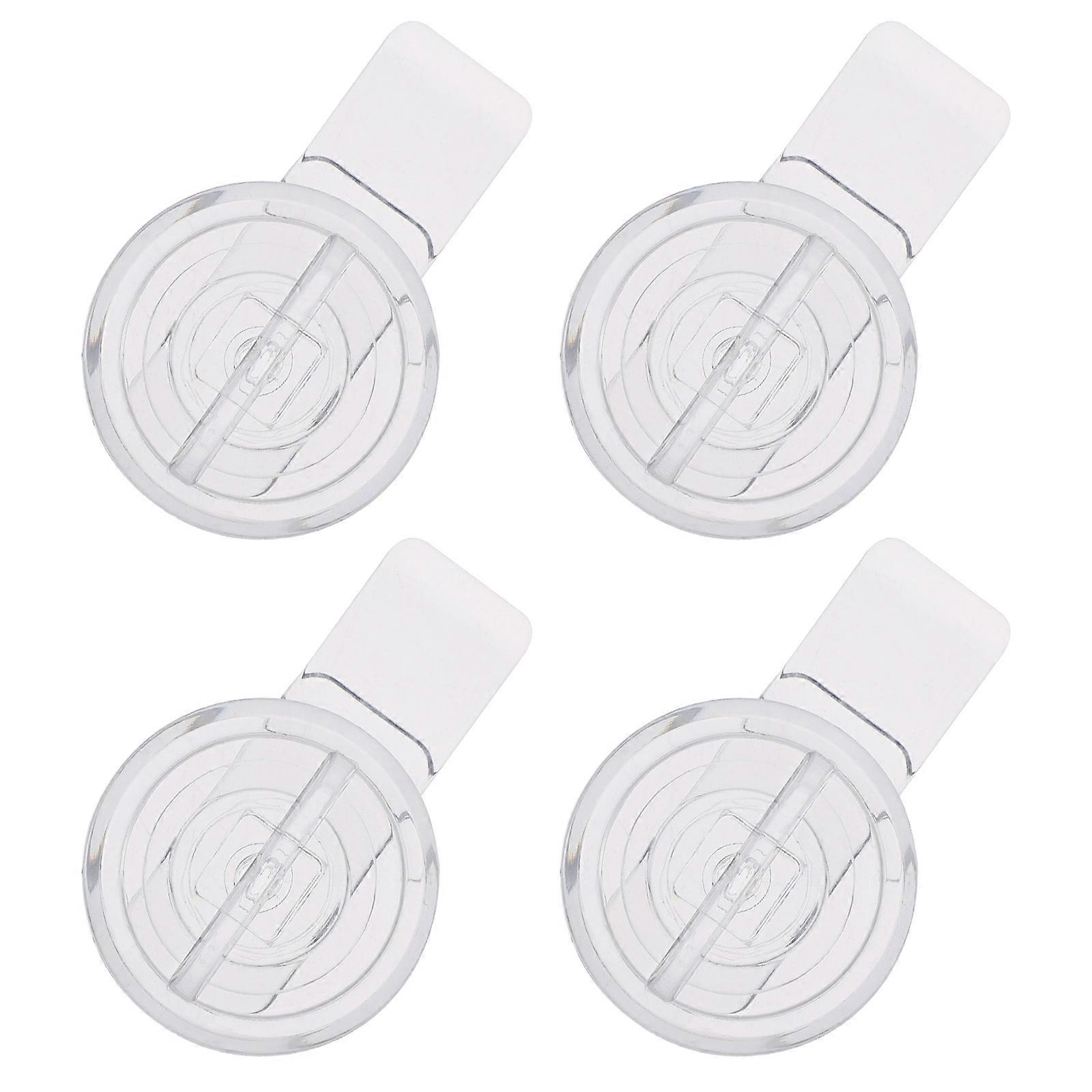16Pcs Transparent Acrylic Baby Proof Lock Designed For Home Safety And Control