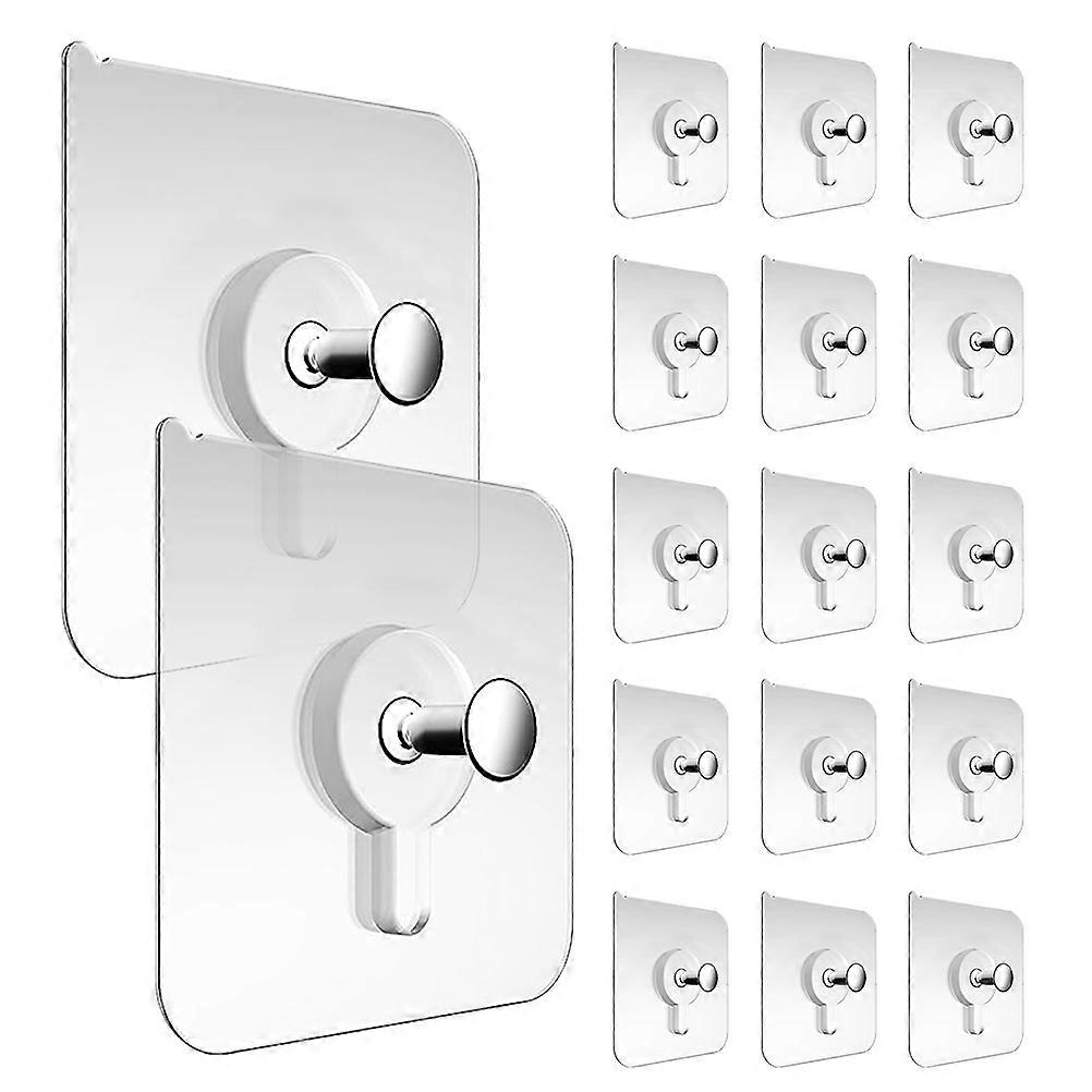 Transparent Picture Hanging Hooks for Walls with Strong Adhesive 90Pcs