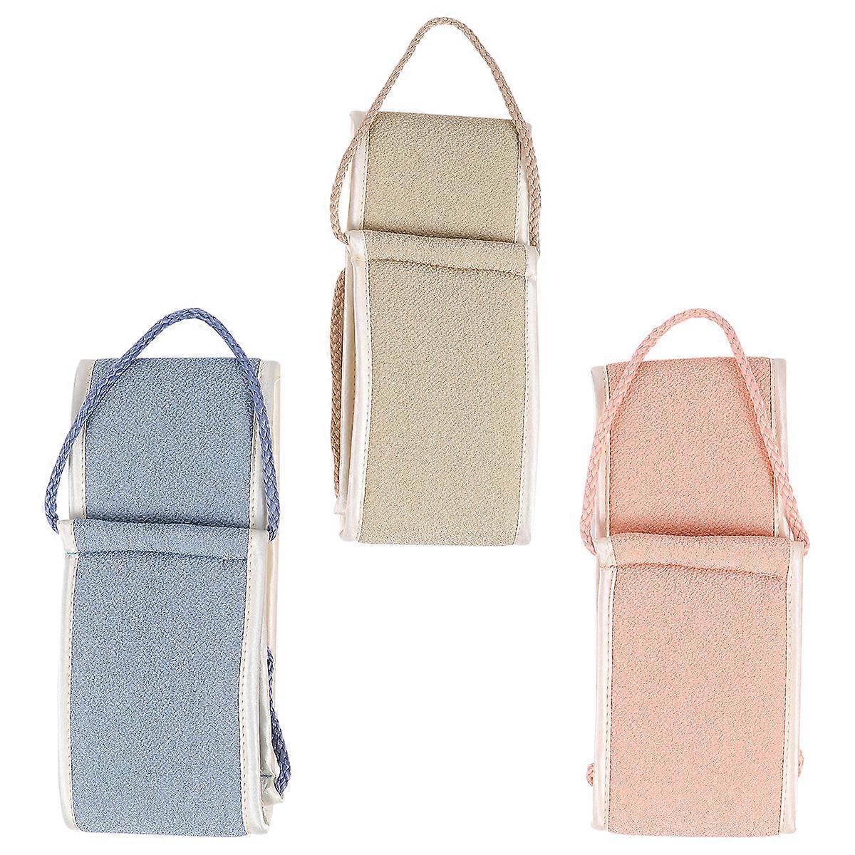 Back Rub Towel for Bath Use 9Pcs Exfoliating Back Scrubber Belt Set
