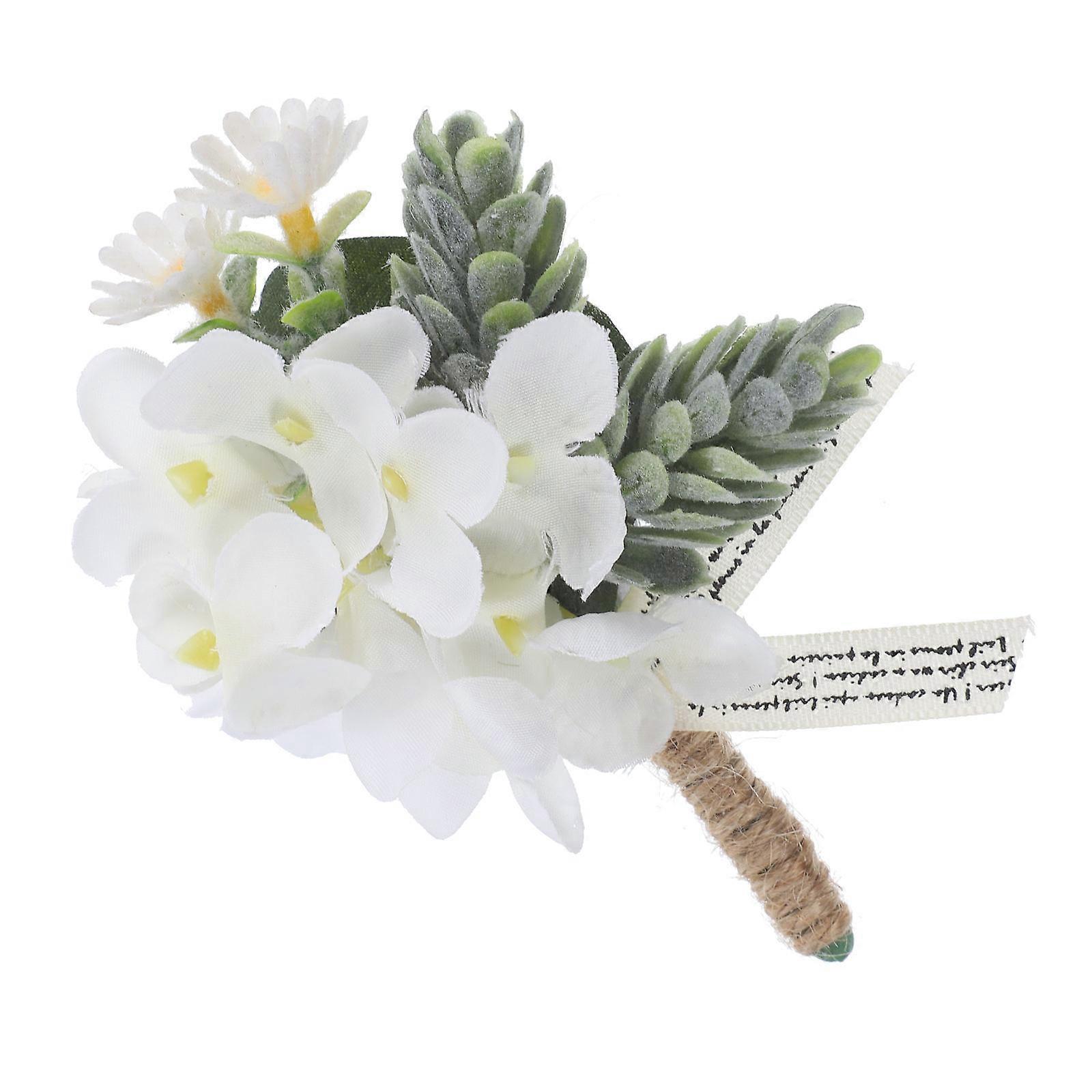 Wedding Corsage Artificial Flower for Bride 5Pcs Set