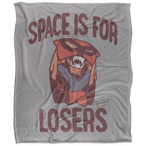 Space Ghost Space Is For Losers Silky Supersoft Blanket